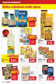 Plodine - Katalog - Pregled kataloga iz trgovine Plodine, vrijedi od 17.12.2025 | Stranica: 42 | Proizvodi: Ulje, Paprika, Tjestenina, Hren