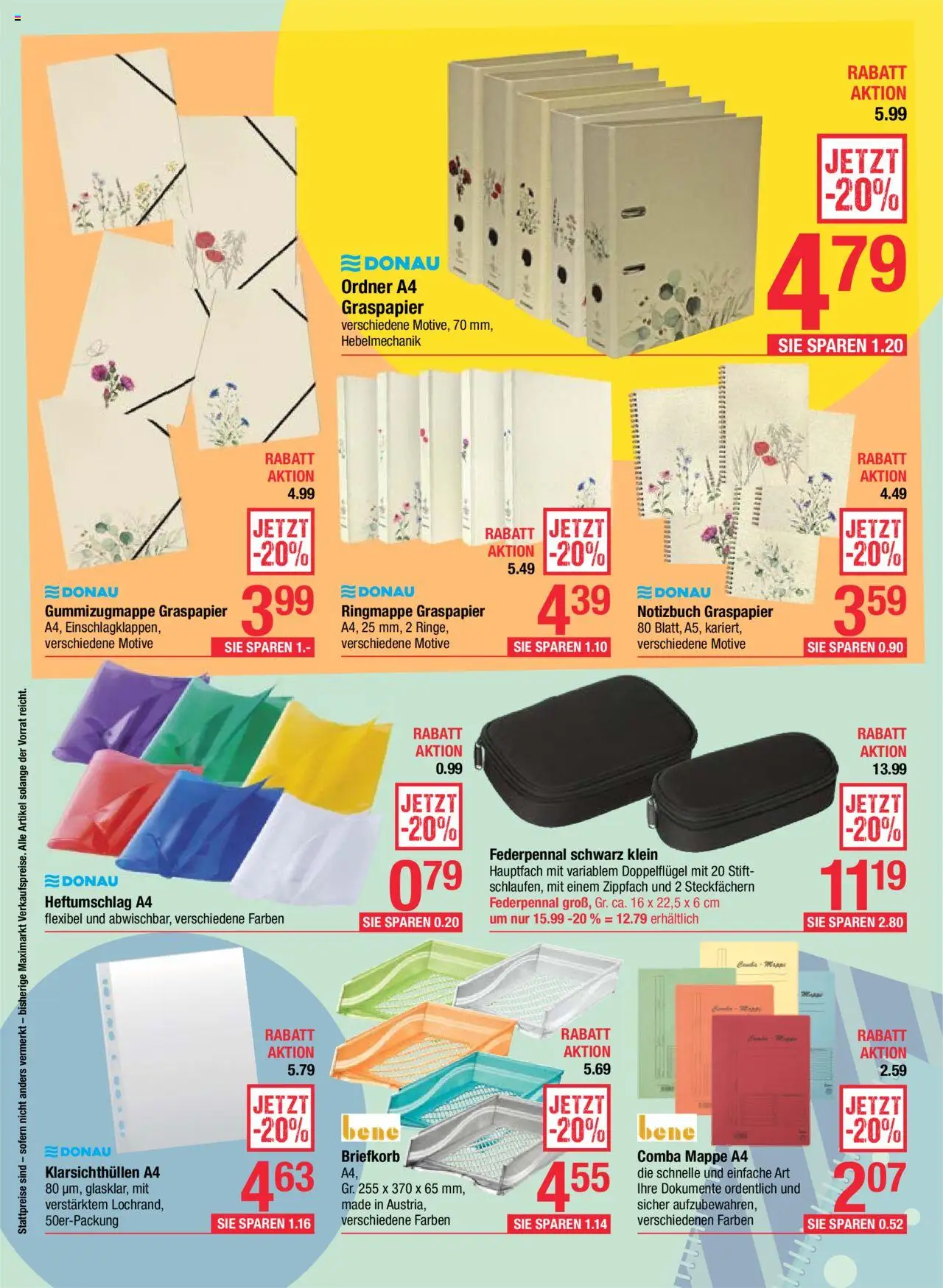 Maximarkt Alles für die Schule gültig ab 25.08.2025 | Seite: 8 | Produkte: Notizbuch
