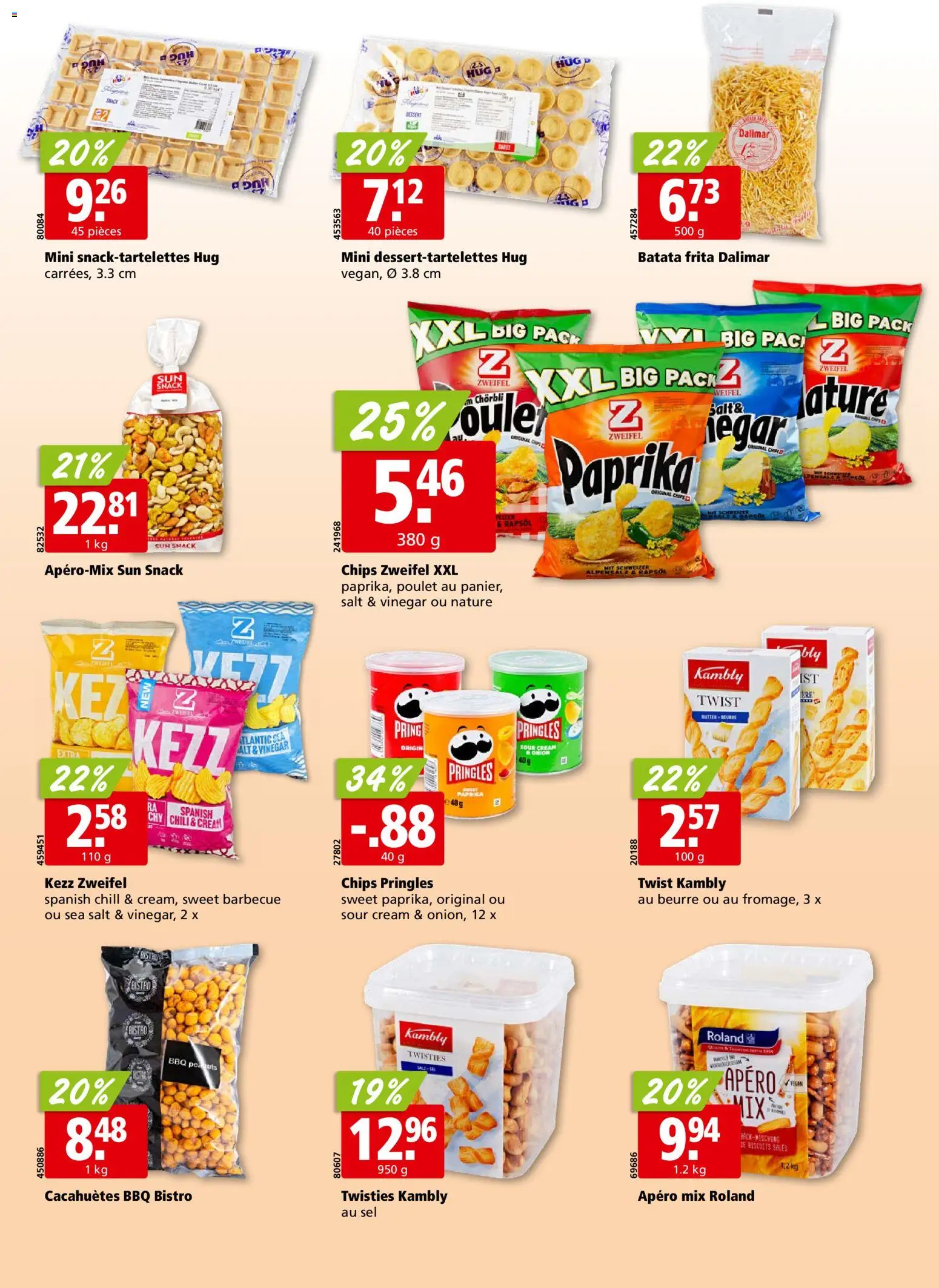 Aligro aktionen Chavannes, Matran, Genève, Sion – gültig ab 30.03.2026 | Seite: 20 | Produkte: Rapsöl, Chips