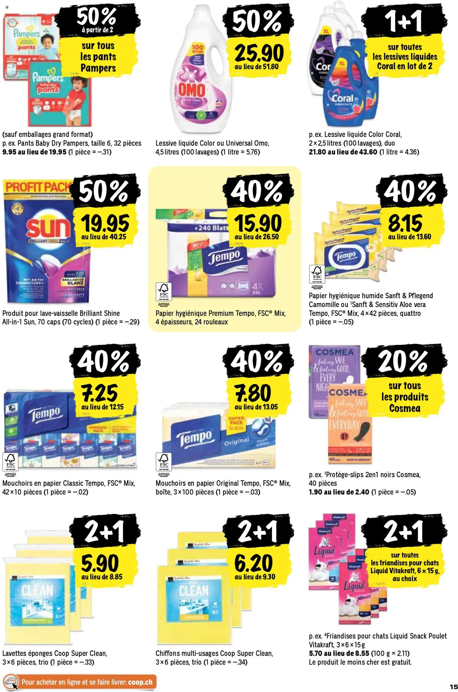 Coop - Les actions de la semaine – gültig ab 29.12.2025 | Seite: 15 | Produkte: Pampers