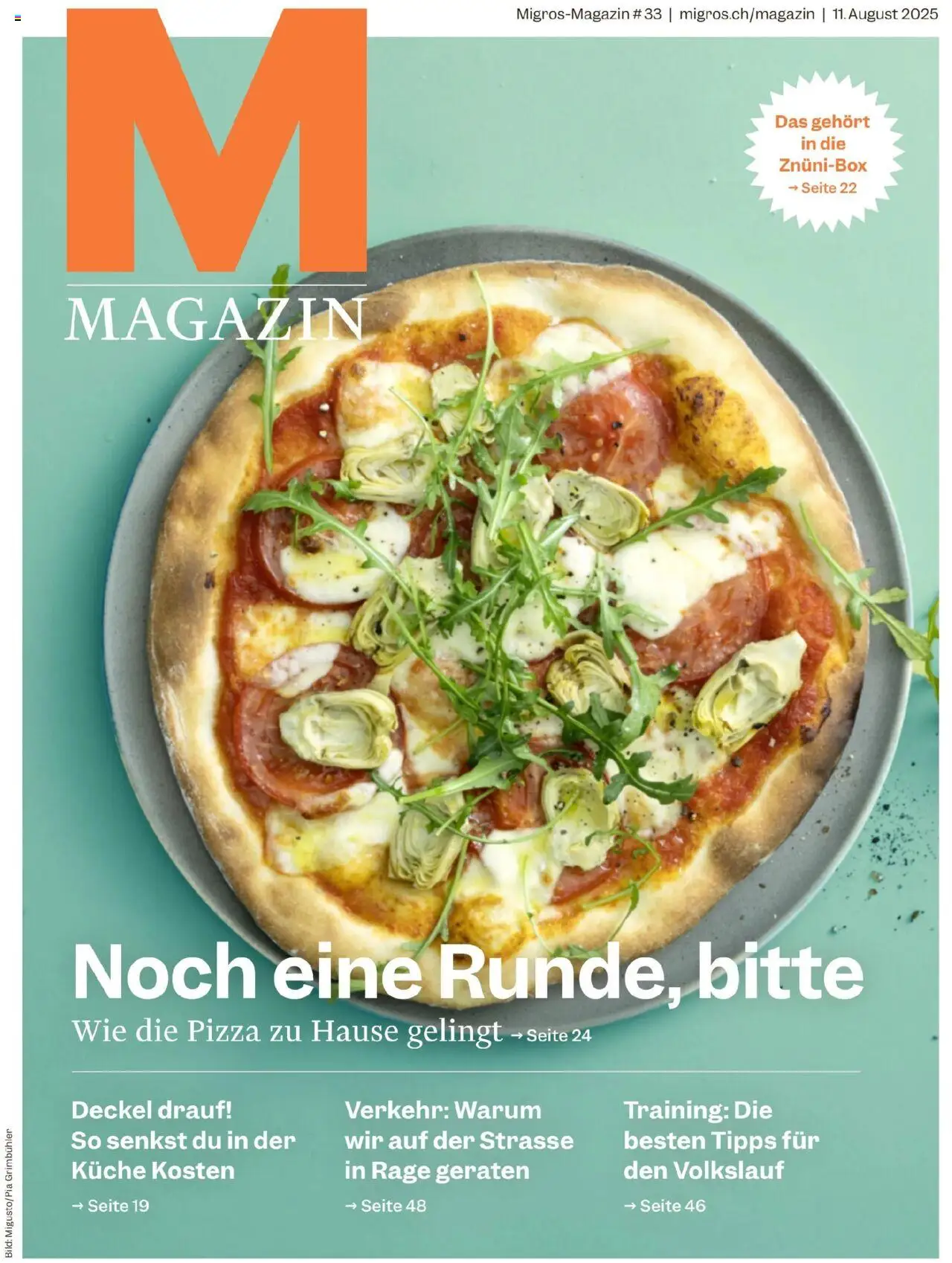 Migros - Magazin ab 12.08.2025 | Seite: 3 | Produkte: Pizza