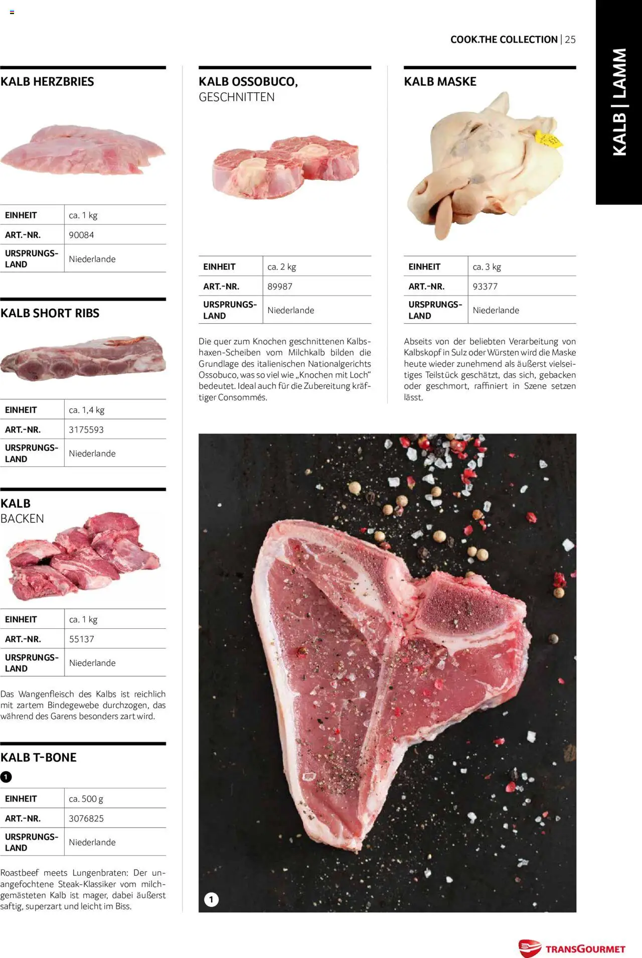 Transgourmet Cook Look-Book gültig ab 01.09.2023 | Seite: 25 | Produkte: Milch, Maske