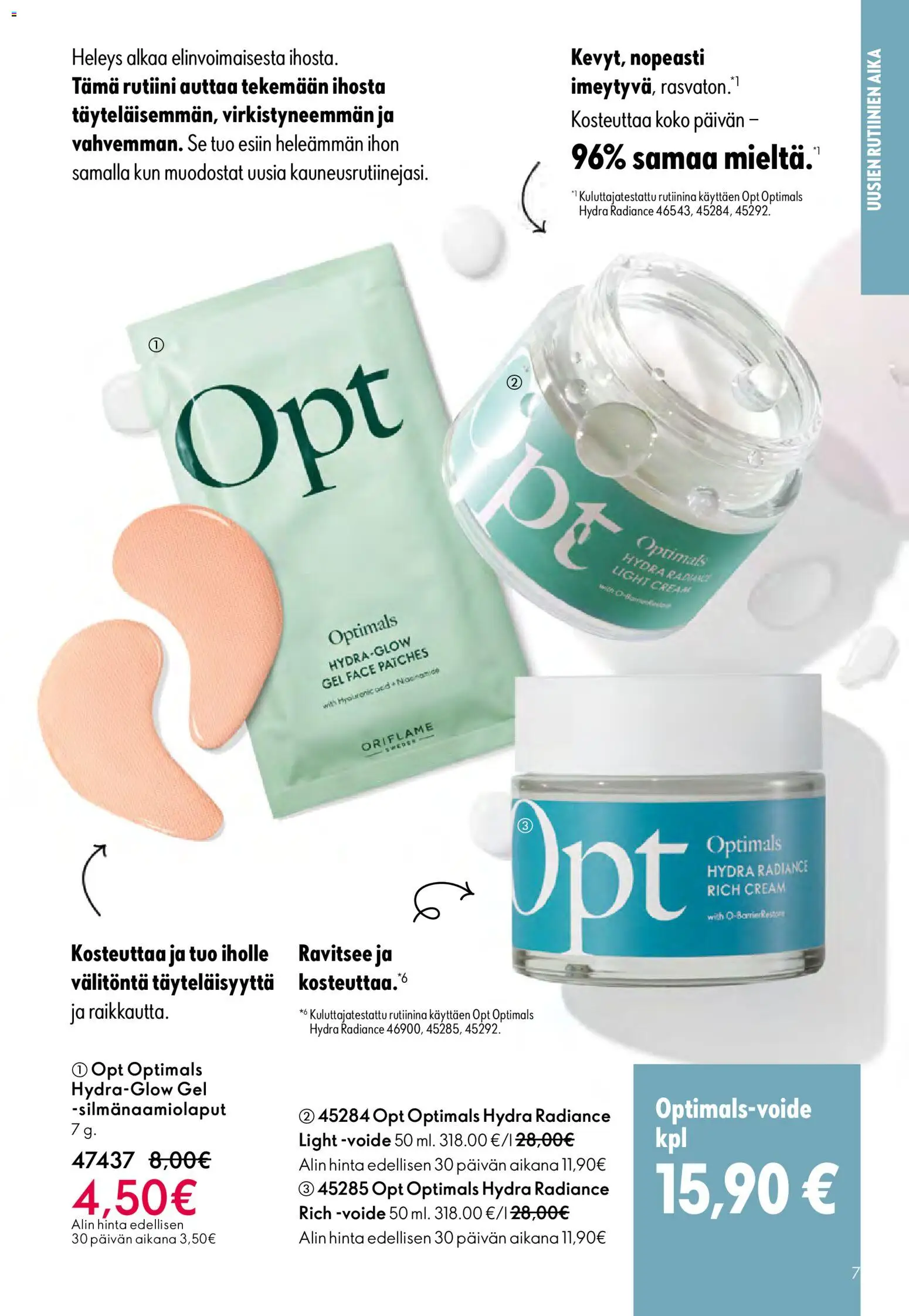 Oriflame - Esite 01 – voimassa 31.12.2025 alkaen | Sivu: 7