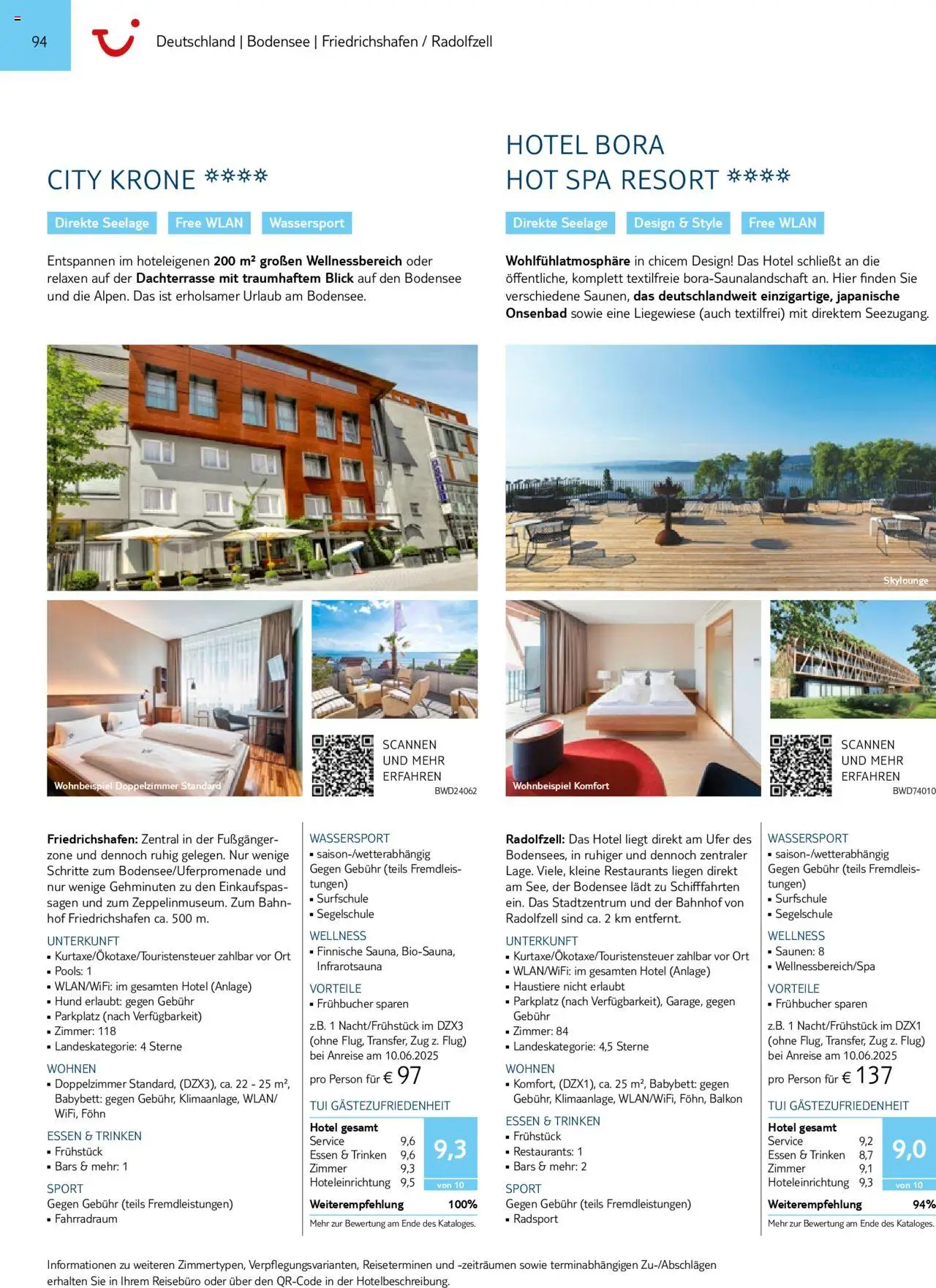 TUI Prospekt 	 – gültig ab 01.11.2024 | Seite: 94 | Produkte: Babybett, Föhn