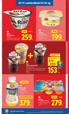 Lidl akciós ujság - amely érvényes a következő dátumtól: 17.07.2025 | Oldal: 10 | Termékek: Puding, Csokoládé, Eper, Cukor
