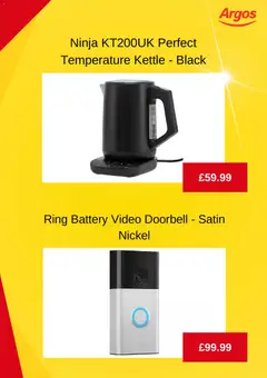 Preview of Argos - Weekly offers valid from 14.04.2026 | Page: 6 | Products: Battery, Video, Kettle