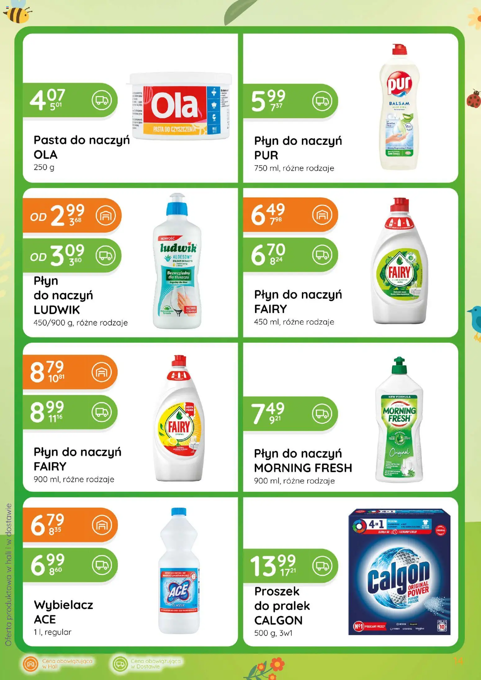 Eurocash gazetka - Katalog Chemiczny od 02.04.2026 | Strona: 14 | Produkty: Calgon, Fairy