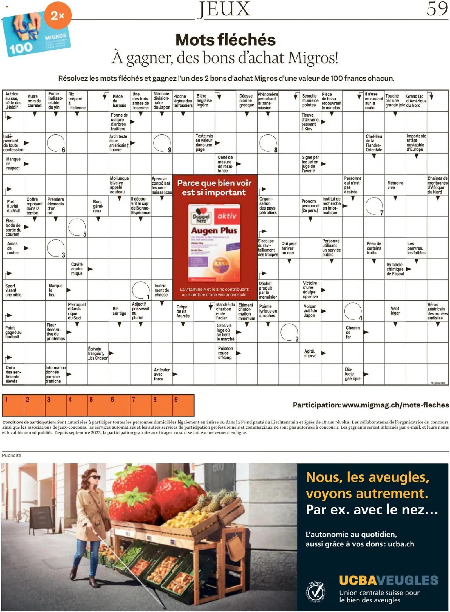Migros - Magazin FR – gültig ab 09.12.2025 | Seite: 59