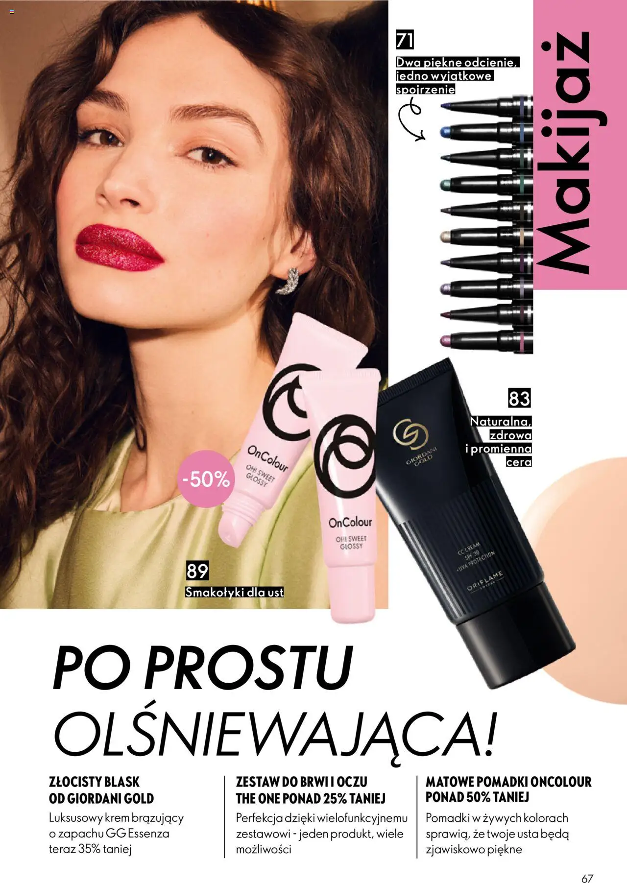Oriflame Black Friday od 12.11.2025 | Strona: 67 | Produkty: Makijaż, Krem