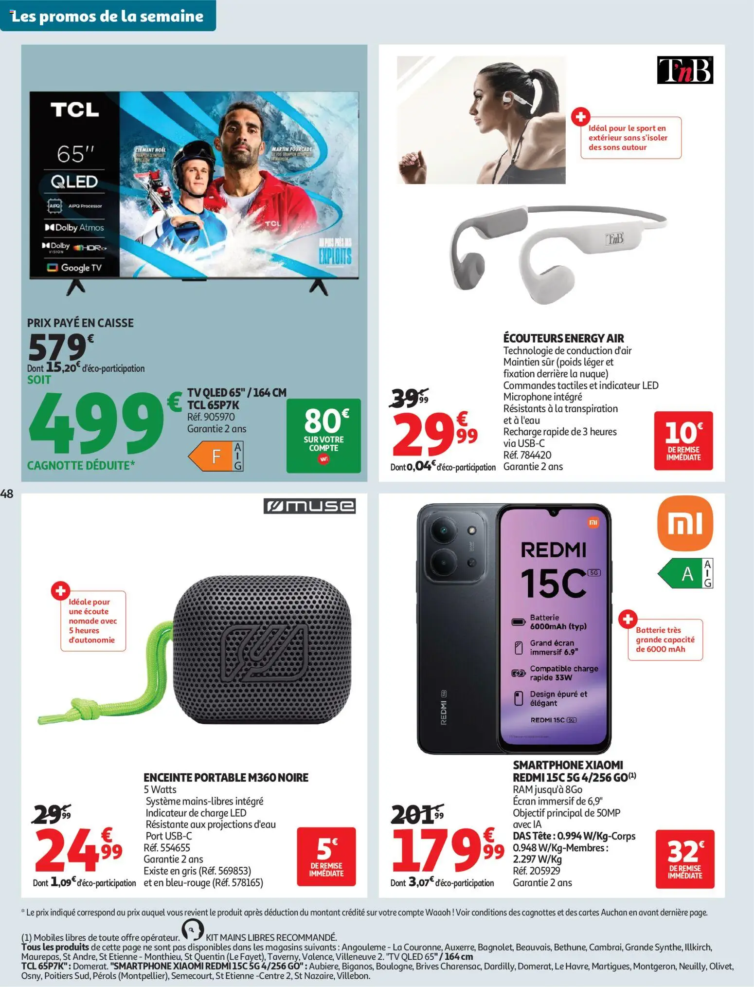 {H1} | Page: 48 | Produits: Écouteurs, Microphone, Enceinte, Batterie