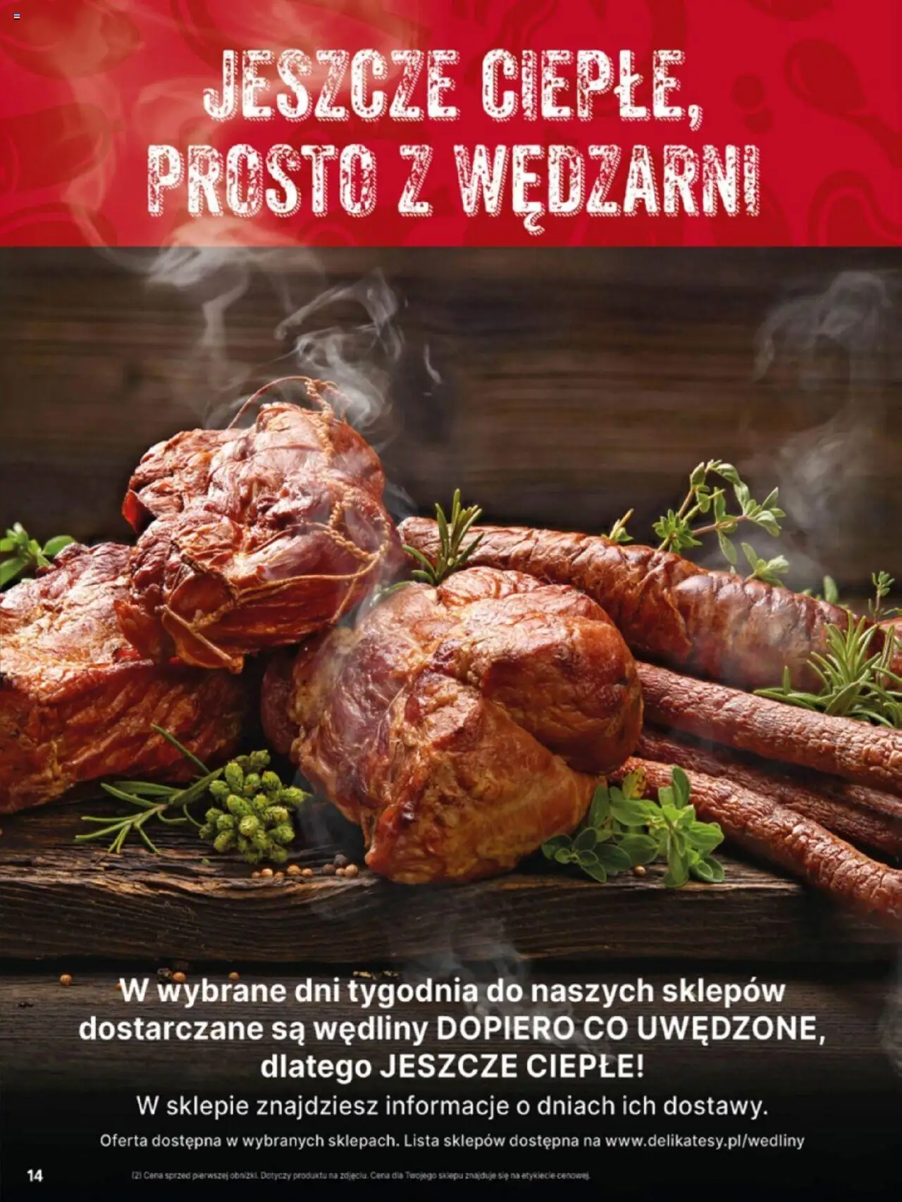 Delikatesy Centrum Gazetka - Sklepy Własne od 09.06.2025 | Strona: 14 | Produkty: Wędliny