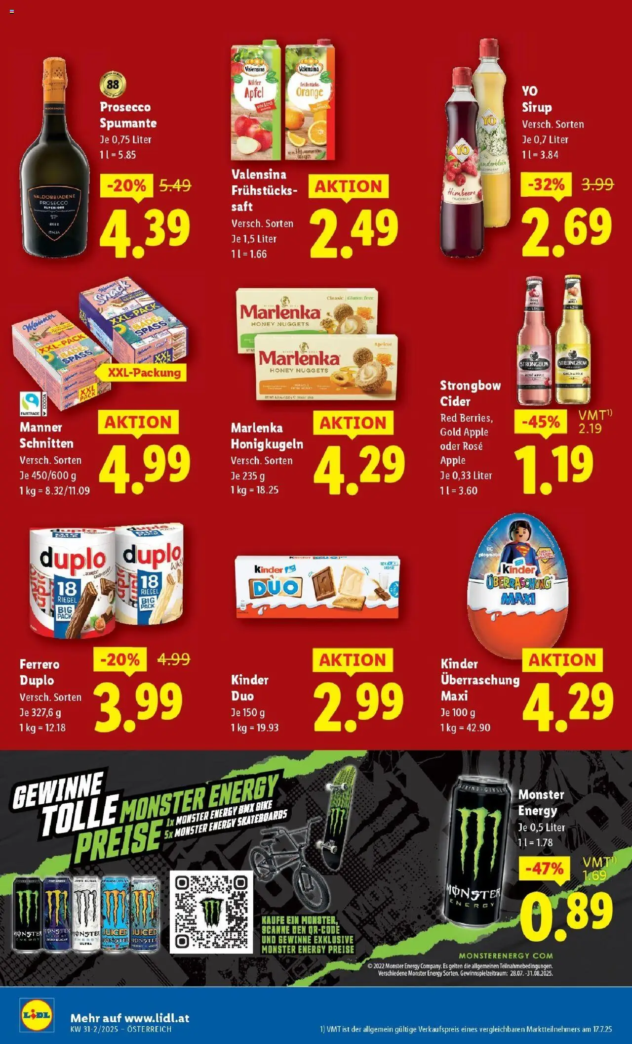 Lidl Flugblatt - Fohnsdorf, Neunkirchen, Graz gültig ab 31.07.2025 | Seite: 10 | Produkte: Himbeere, Apple, Saft, Äpfel