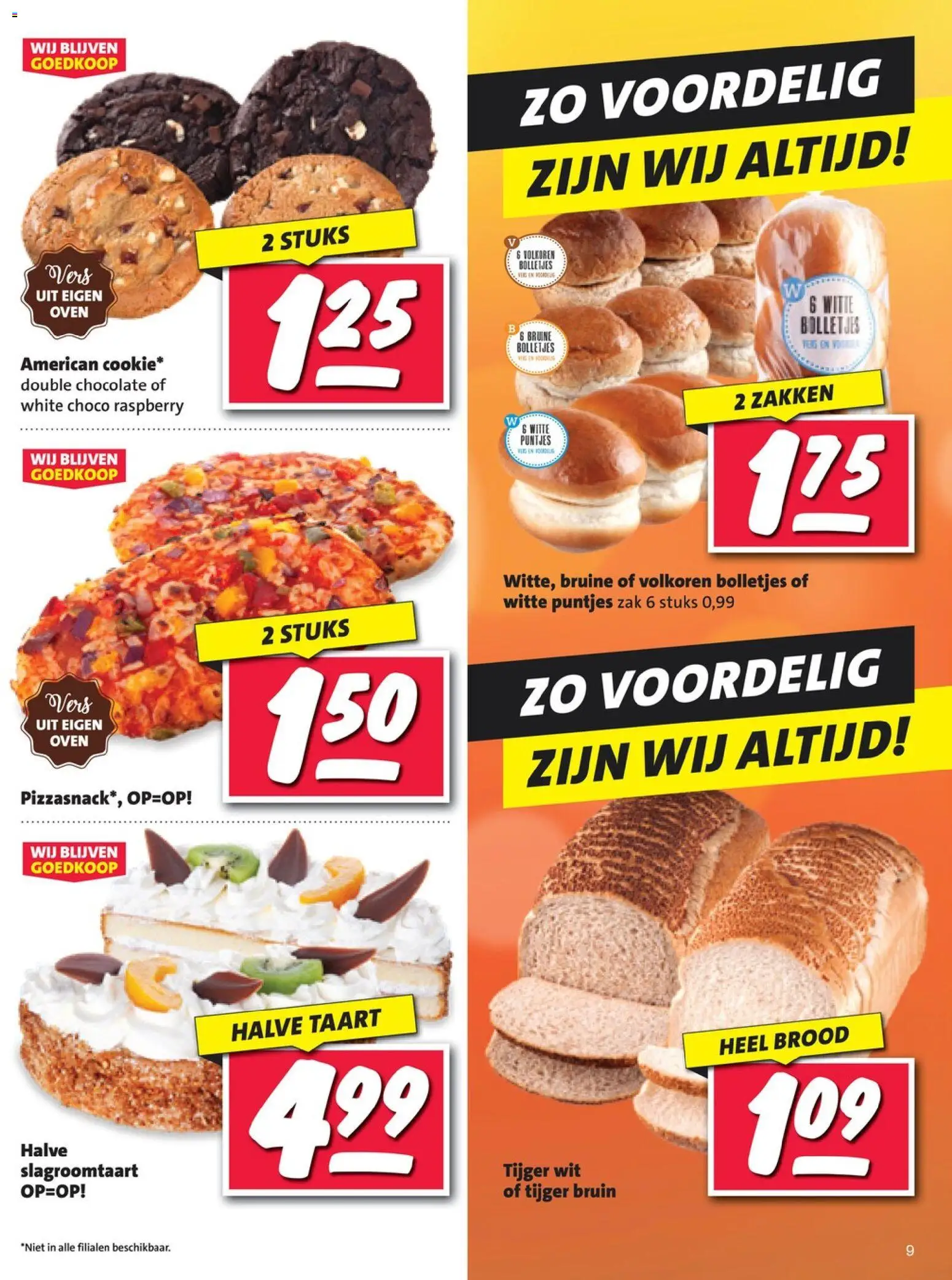 {H1} | Pagina: 9 | Producten: Taart, Brood, Zak, Oven