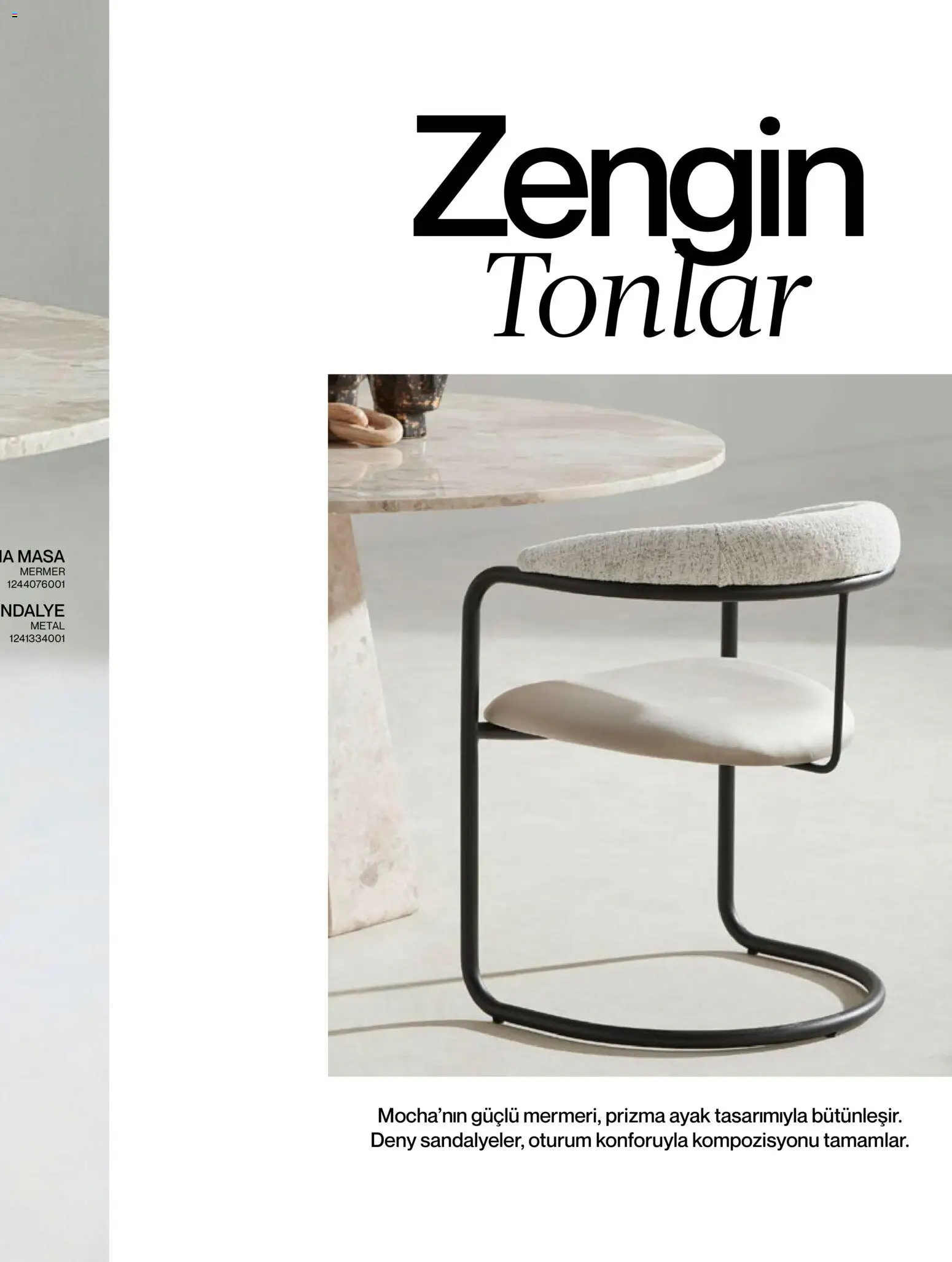 Mudo - Katalog Mobilya - 26.01.2026 tarihinden itibaren geçerlidir | Sayfa: 117 | Ürünler: Masa