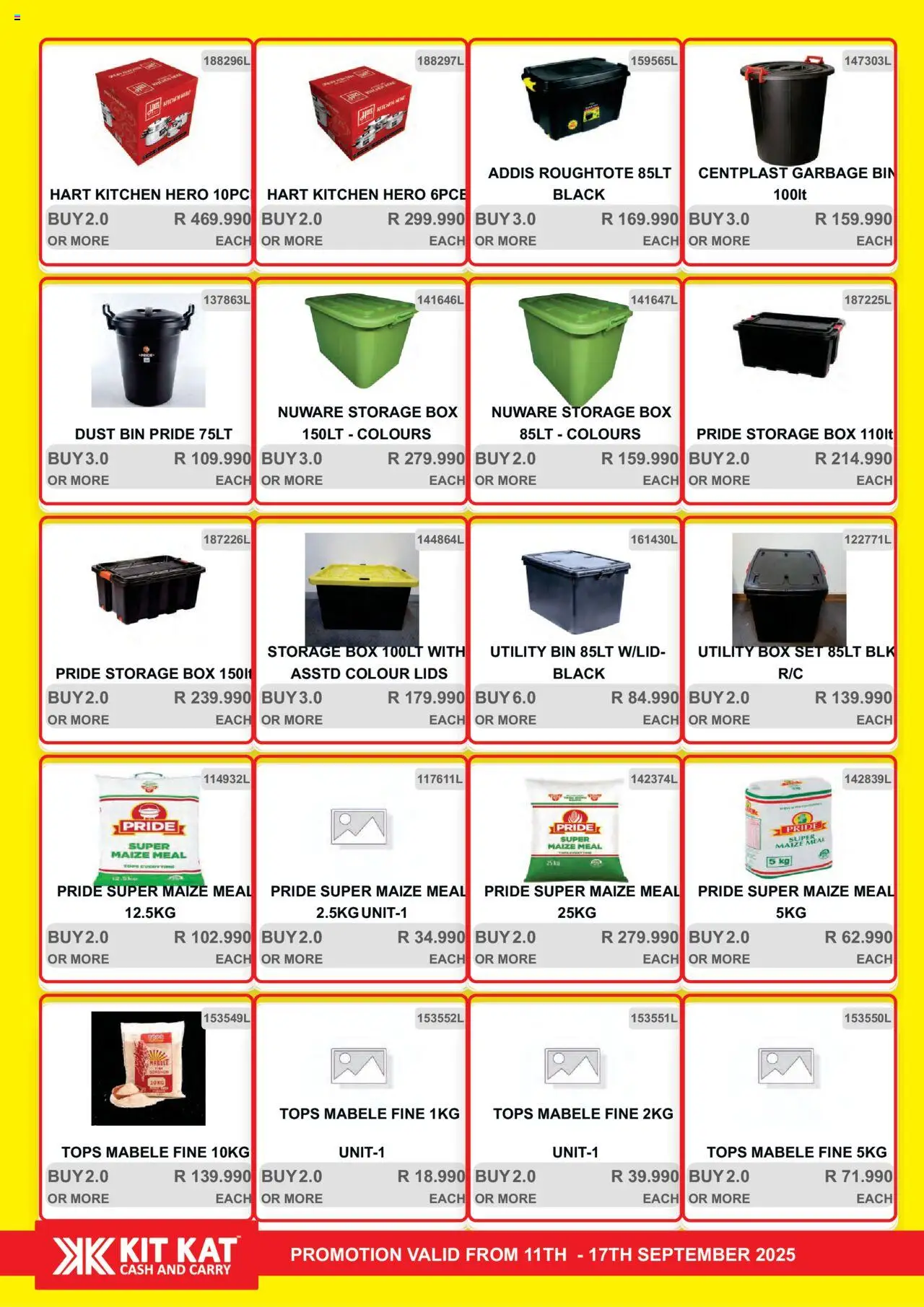 New KIT KAT Cash & Carry catalogue – valid from 11.09.2025 | Page: 35 | Products: Utility, Box, Maize meal