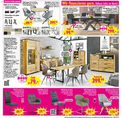 SB Möbel Boss Prospekt 	 ab 08.11.2025 gültig | Seite: 5 | Produkte: Kommode, Tisch, Stuhl