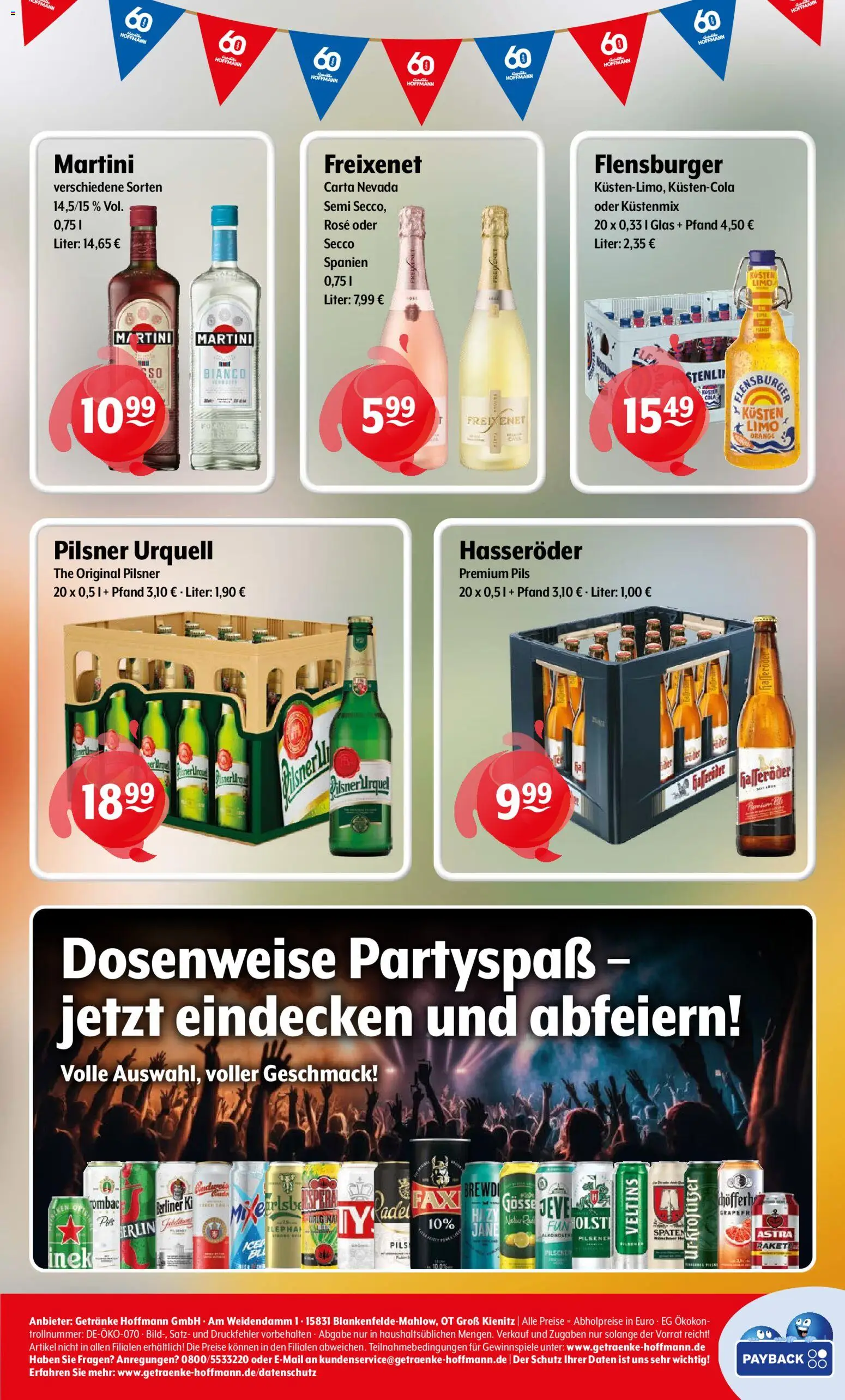 Getränke Hoffmann - Brandenburg – gültig ab 09.03.2026 | Seite: 8 | Produkte: Martini, Pils, Flensburger, Hasseröder