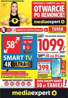 Pogląd oferty "Mediaexpert promocje - Otwarcie po remoncie Turek" - ważna od 26.03.2026