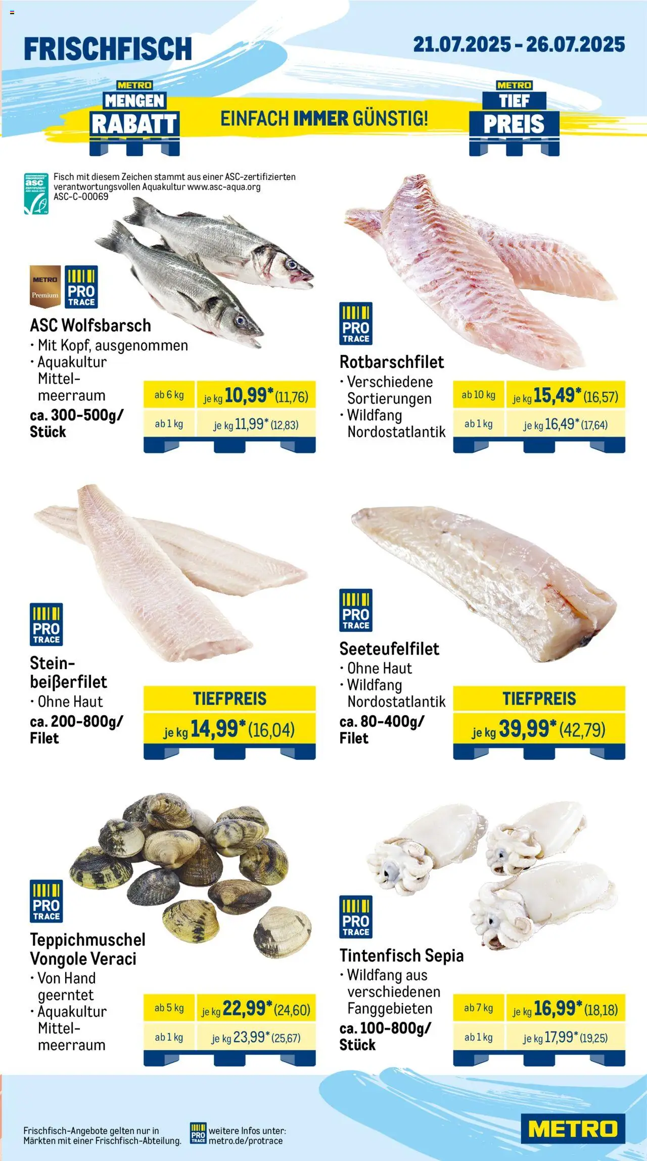 Metro Prospekt 	 - gültig ab dem 21.07.2025 | Seite: 5 | Produkte: Tintenfisch, Fisch