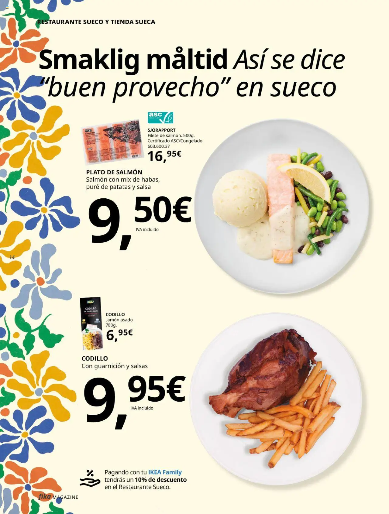 Catálogo IKEA Fika │ válido desde el 01.07.2025 | Página: 14 | Productos: Jamón, Filete