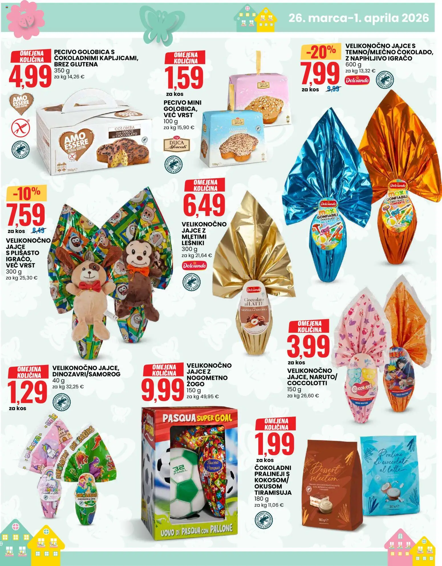 Novi Eurospin katalog ponudbe – veljaven od 26.03.2026 | Stran: 4 | Izdelki: Kos