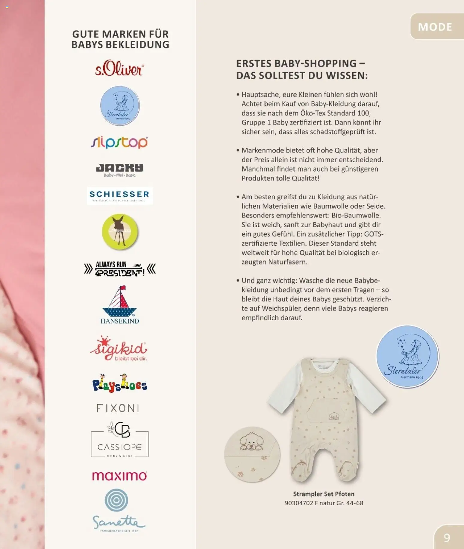 Vedes  Babykatalog  – gültig ab 01.01.2026 | Seite: 9 | Produkte: Bekleidung
