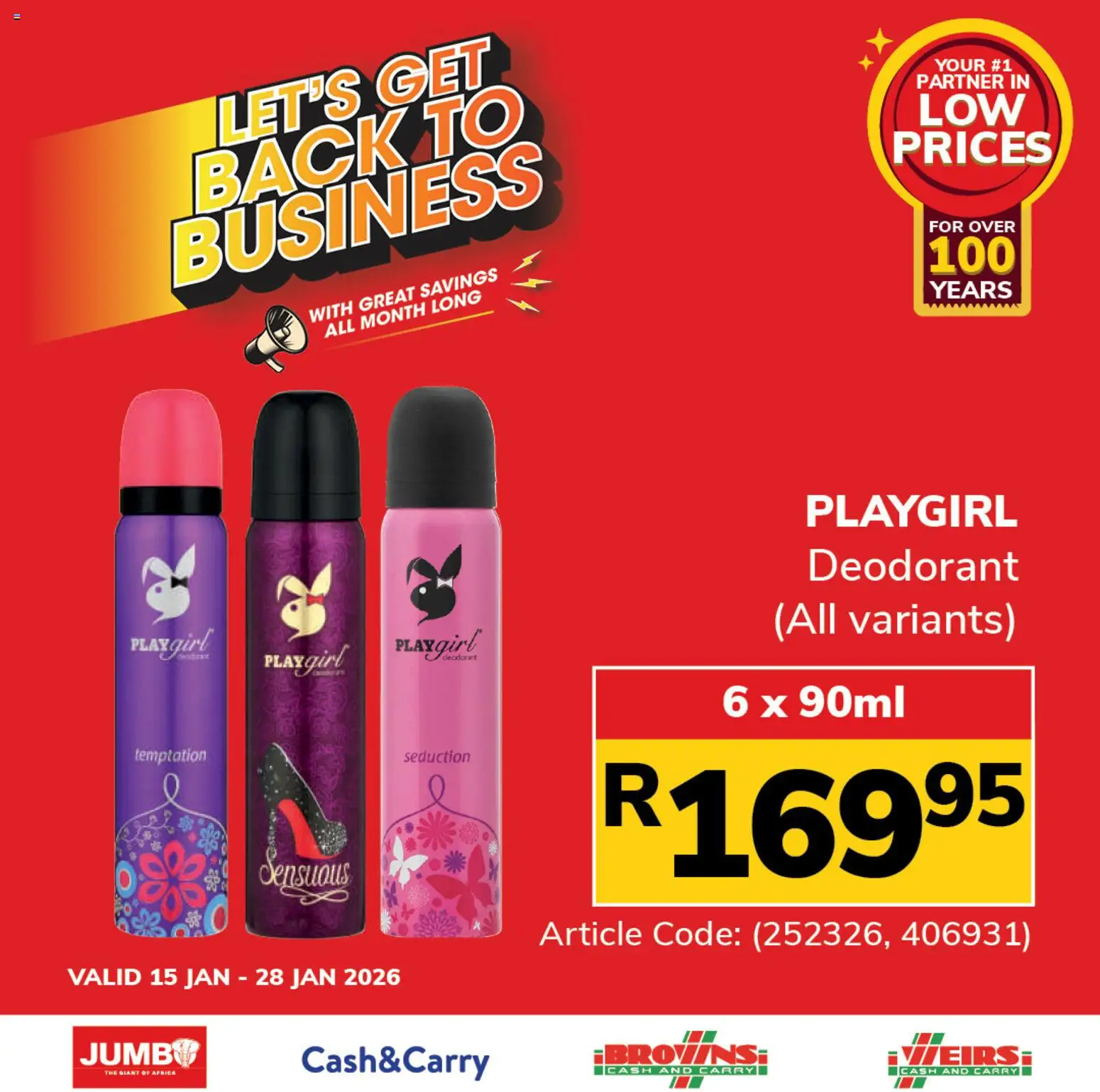 New Jumbo catalogue – valid from 15.01.2026 | Page: 4 | Products: Deodorant