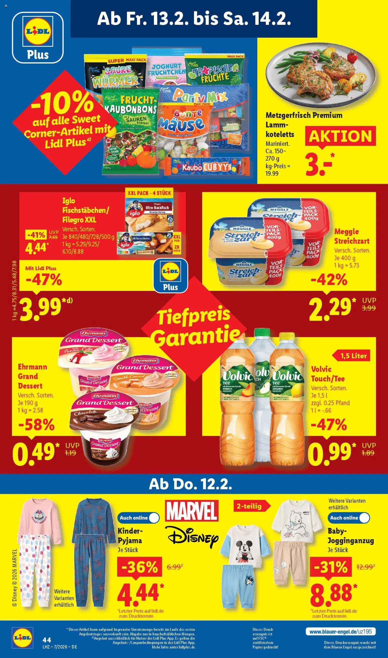 Lidl Prospekt Nagold – gültig ab 09.02.2026 | Seite: 69 | Produkte: Öl, Ehrmann grand dessert, Iglo, Zitronen
