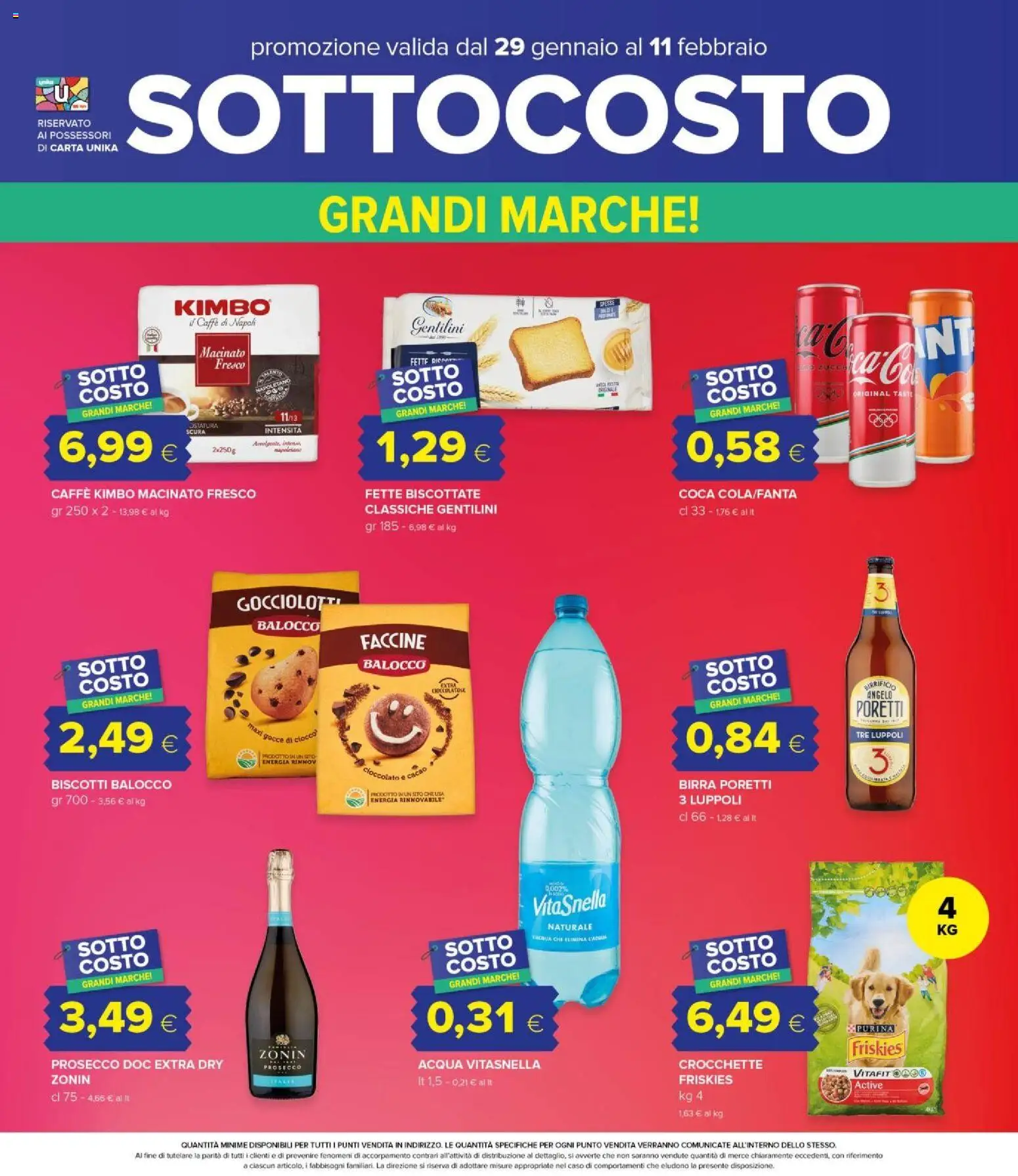 Volantino Oasi del 29.01.2026 | Pagina: 9 | Prodotti: Caffè, Cioccolato, Birra, Fette biscottate