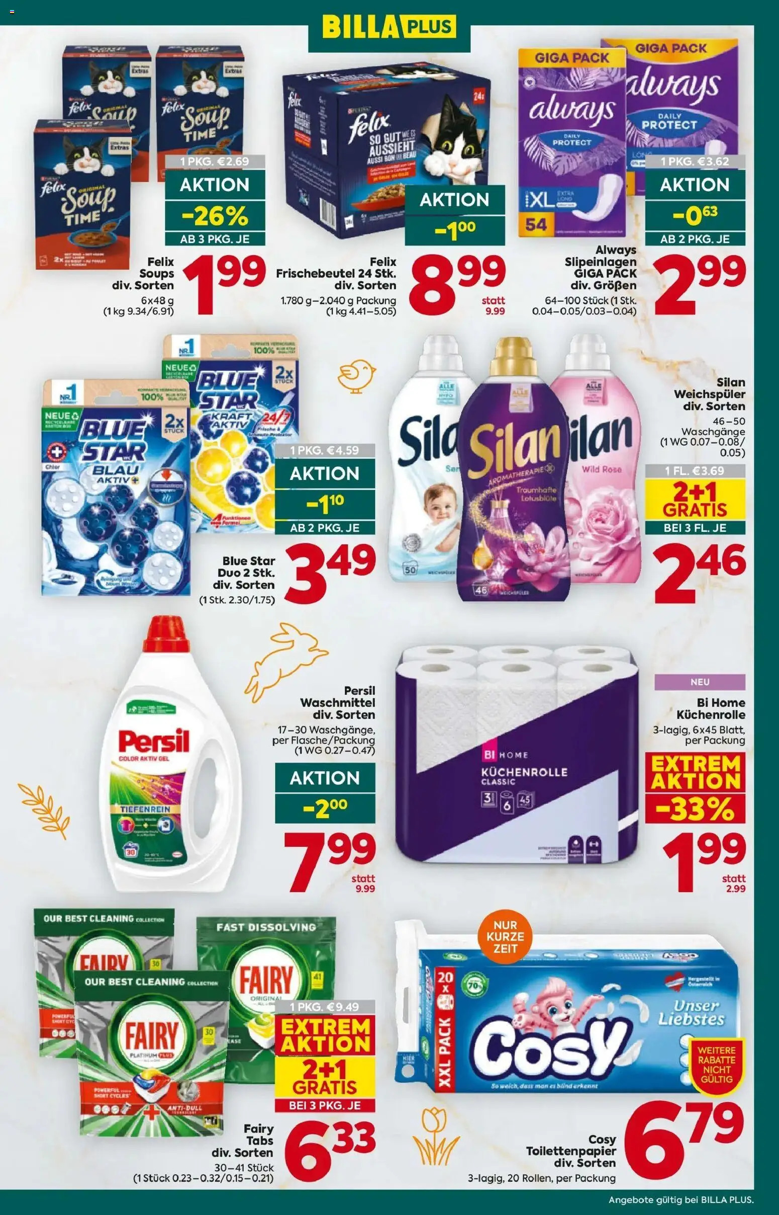Billa Plus Flugblatt - Salzburg gültig ab 19.03.2026 | Seite: 19 | Produkte: Weichspüler, Waschmittel