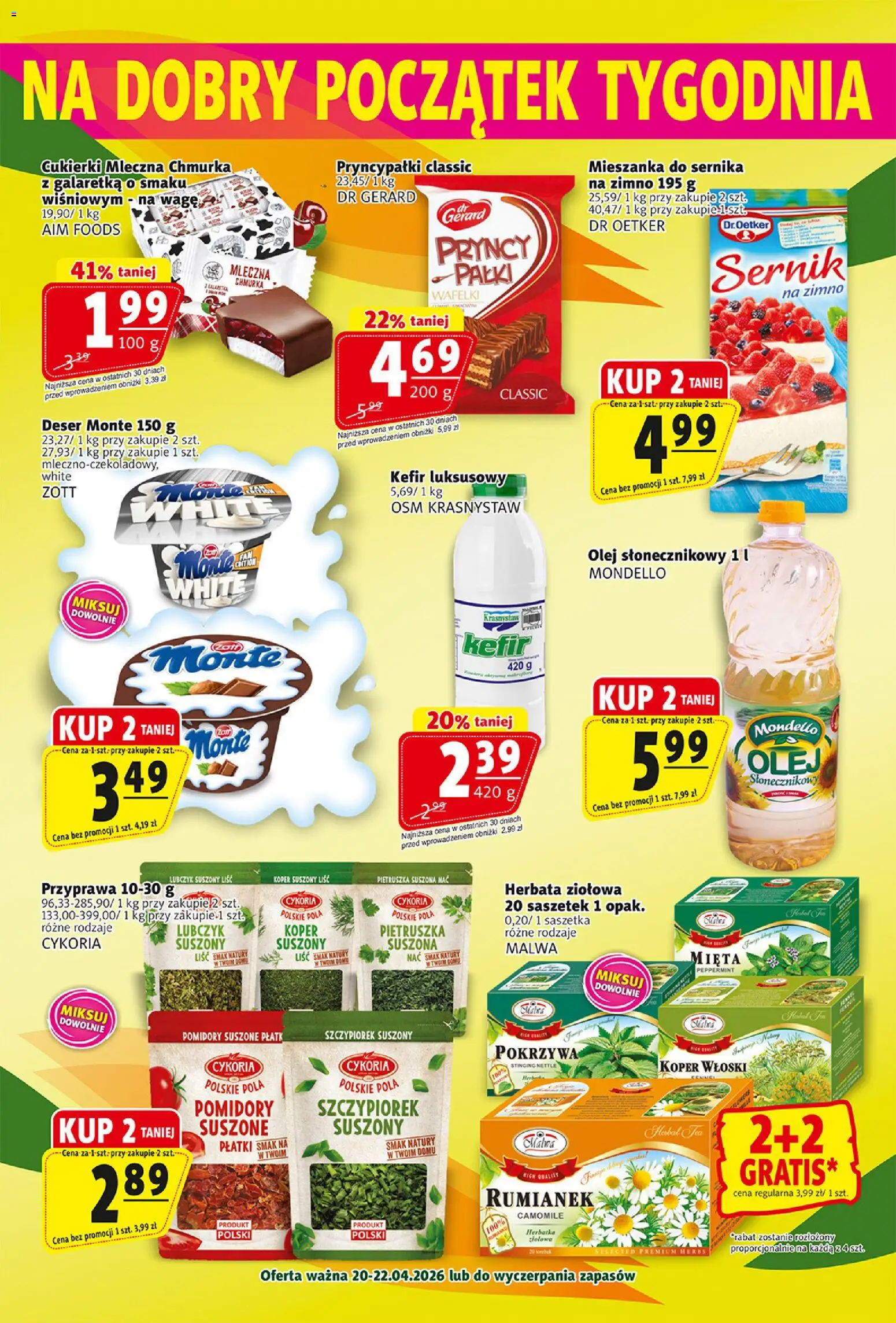 Prim Market gazetka od 16.04.2026 | Strona: 21 | Produkty: Pietruszka, Olej słonecznikowy, Galaretka, Mięta