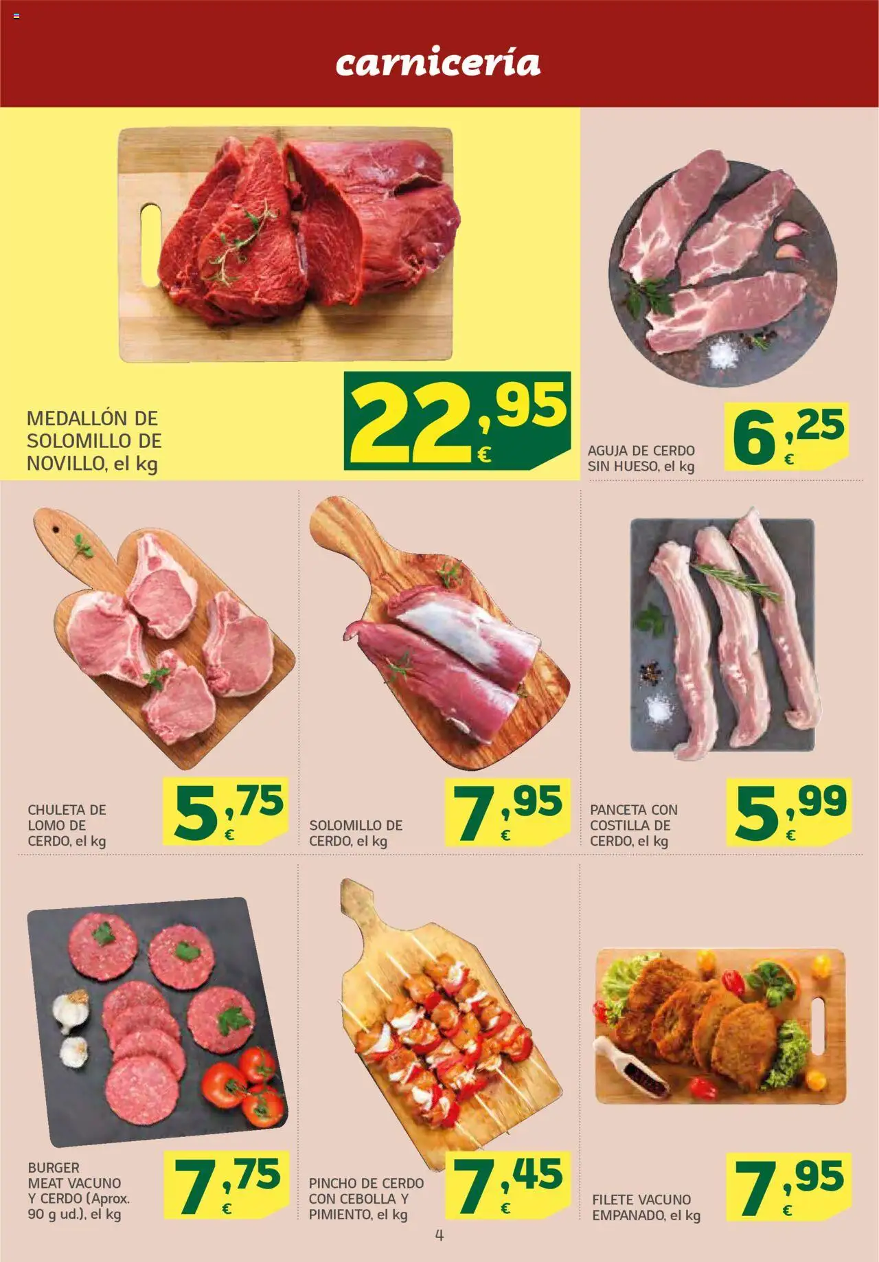 HiperDino folleto │ válido desde el 26.08.2025 | Página: 4 | Productos: Ηλεκτρικός φούρνος, Cerdo, Παγωμένο τσάι, Filete