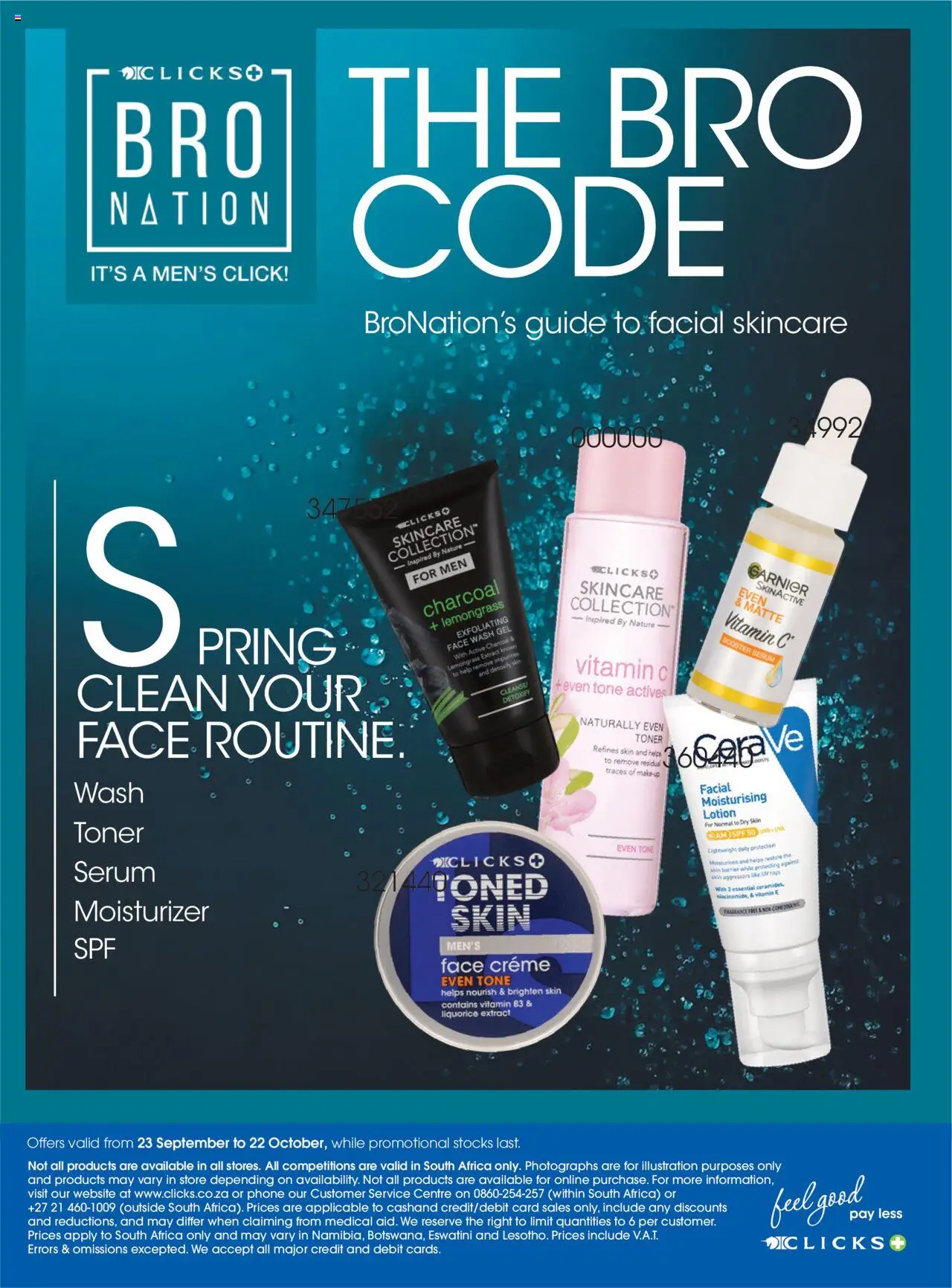 New Clicks catalogue – valid from 23.09.2025 | Page: 48 | Products: Serum, Phone, Toner, Lotion