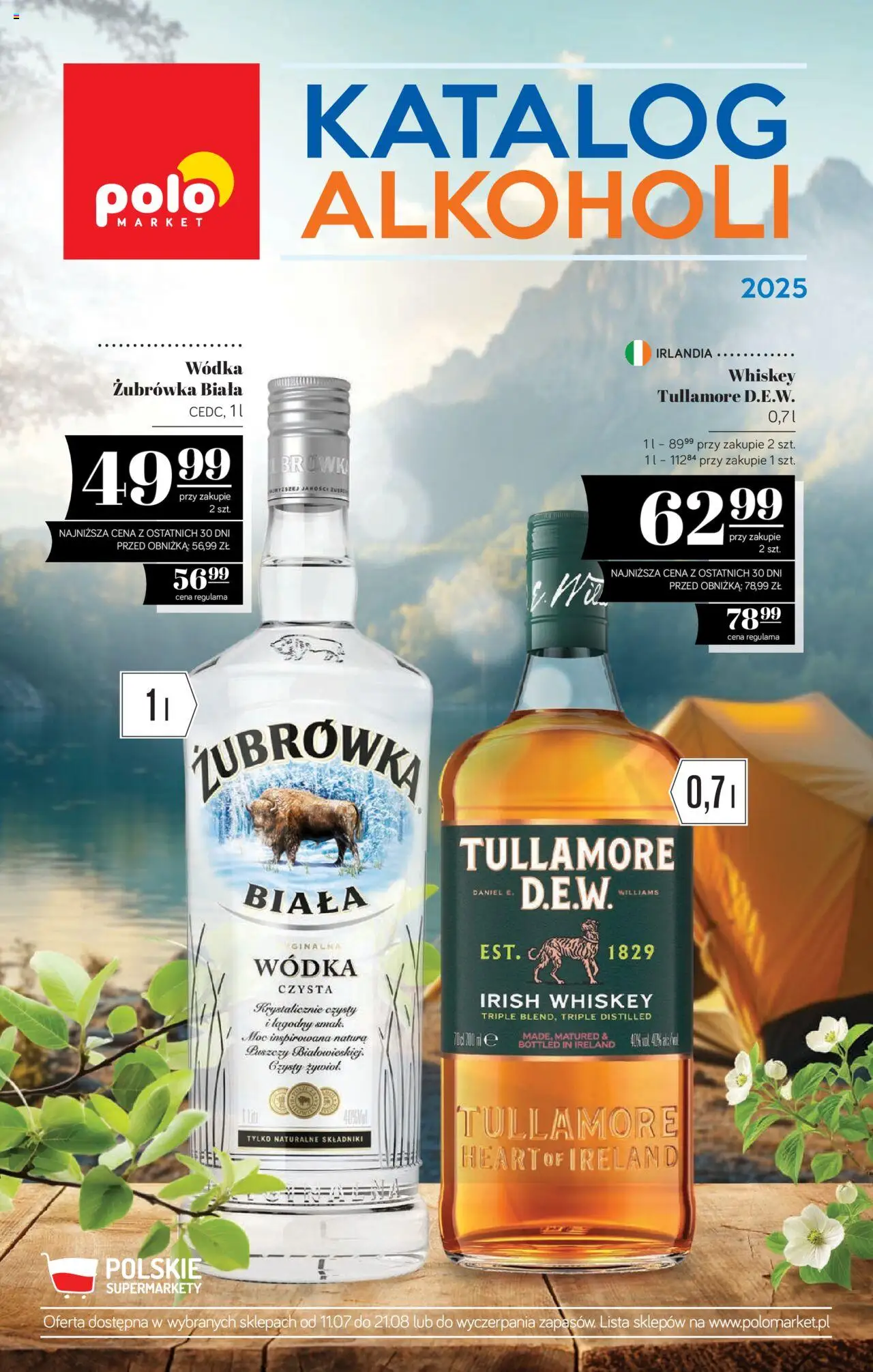 POLOmarket Katalog - Alkoholi od 11.07.2025 | Strona: 1 | Produkty: Żubrówka, Wódka
