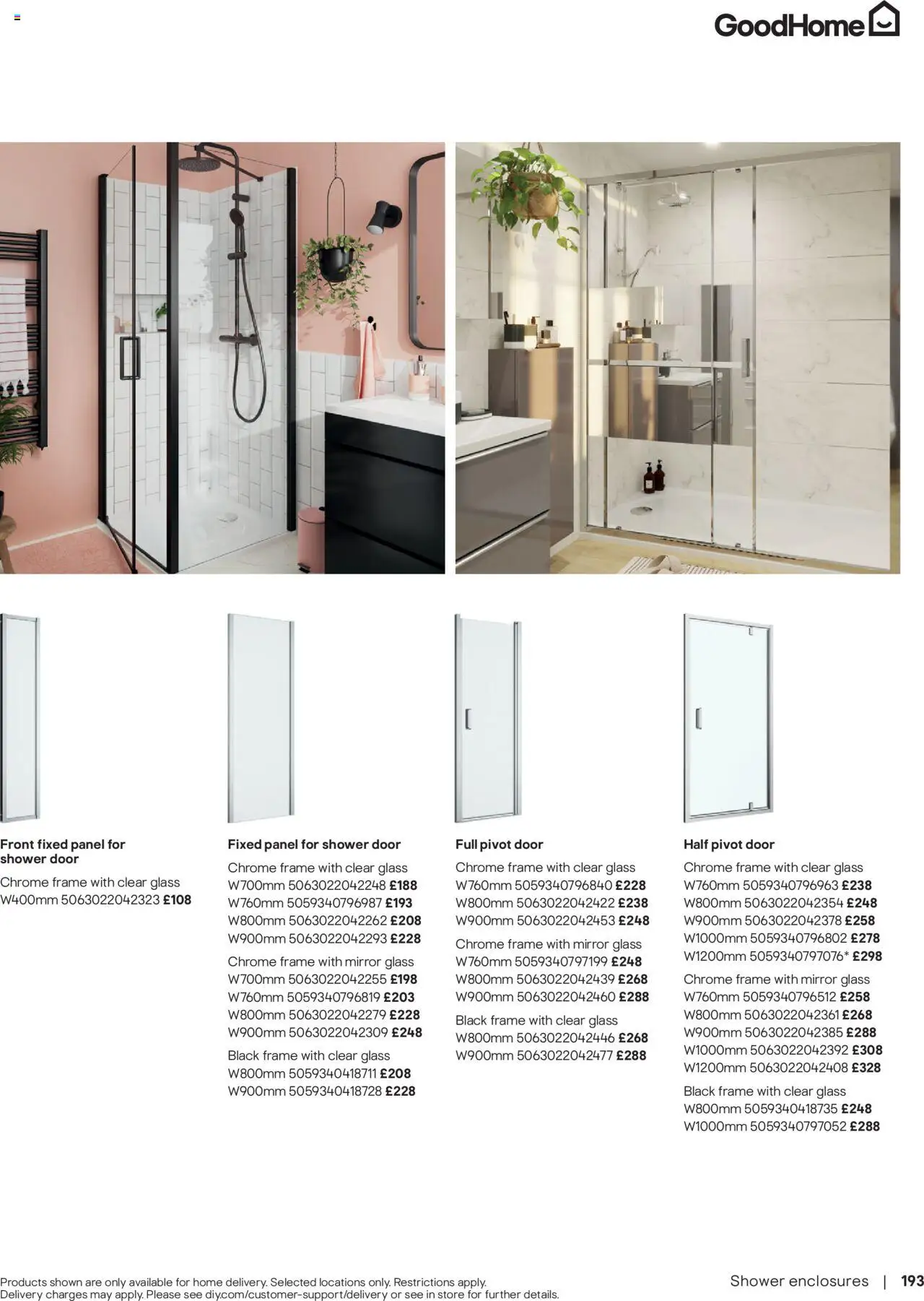  | Page: 193 | Products: Shower, Mirror, Door