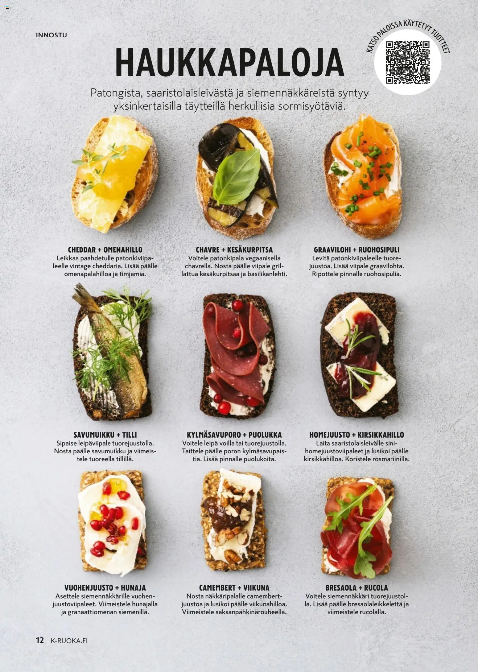 K-Citymarket - K-Ruoka – voimassa 03.12.2025 alkaen | Sivu: 12 | Tuotteet: Kesäkurpitsa, Vuohenjuusto, Leipä, Hunaja