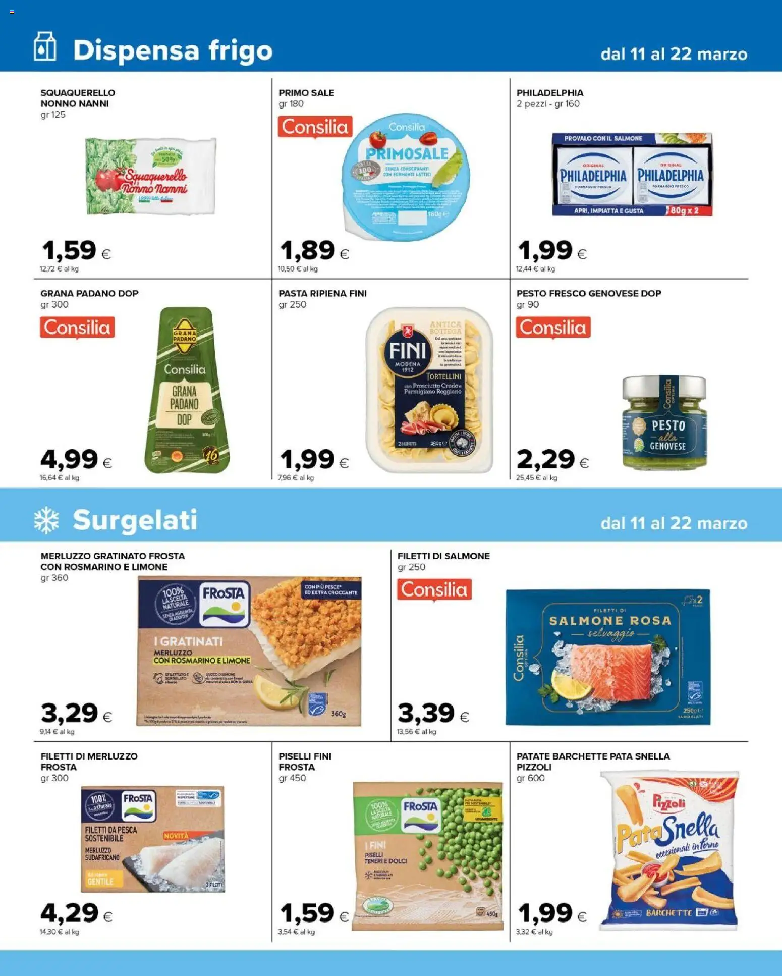 Volantino Tigre del 10.03.2026 | Pagina: 6 | Prodotti: Rosmarino, Formaggio, Piselli, Parmigiano