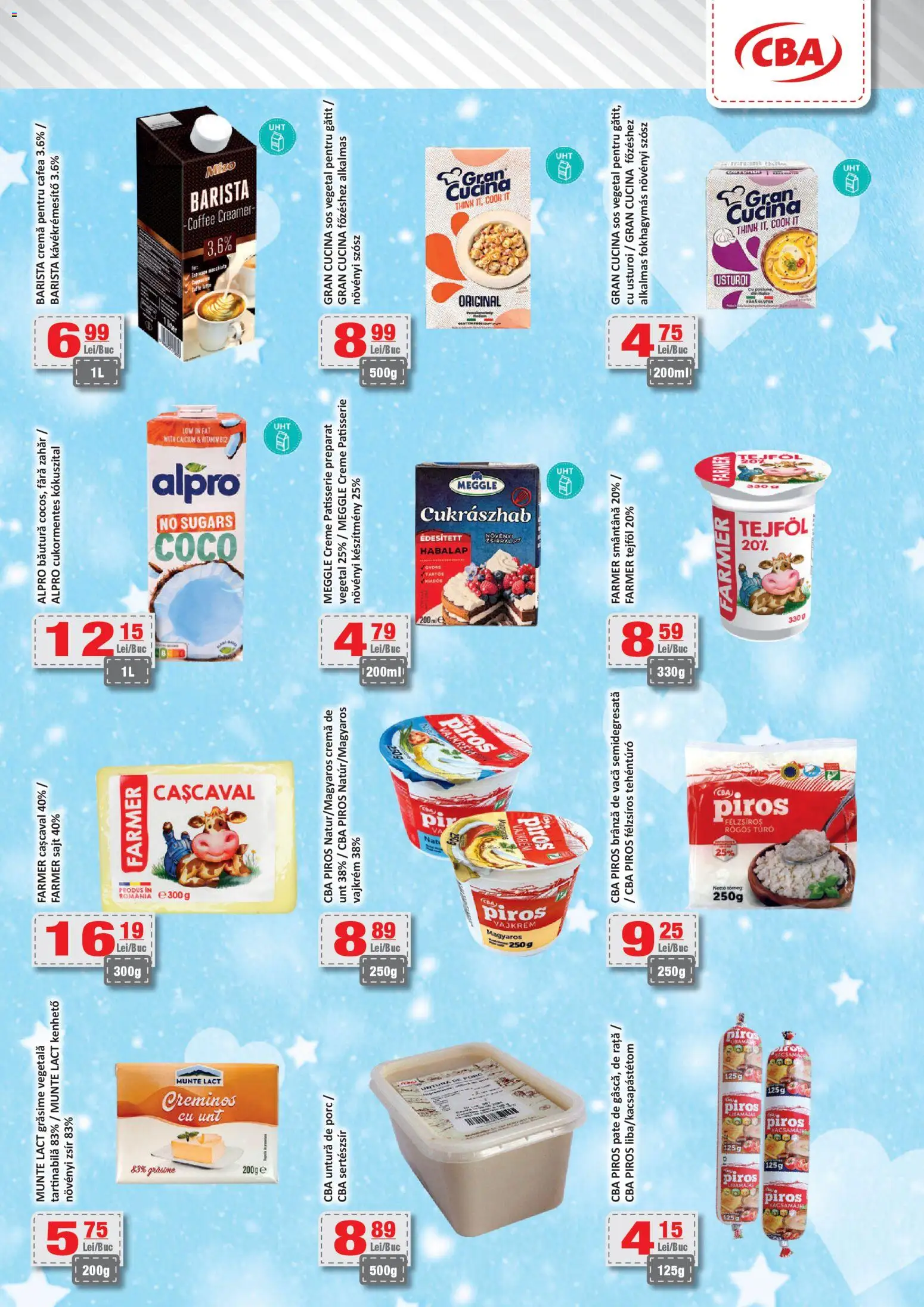 Noul catalog CBA – valabil de la 06.02.2026 | Pagină: 2 | Produse: Cremă, Cafea, Smântână, Brânză De Vacă