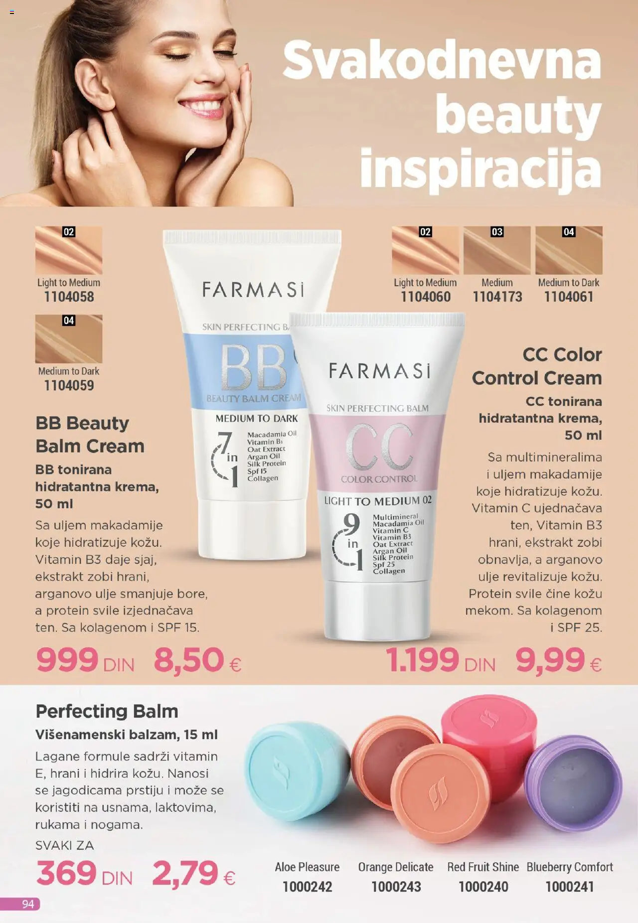 Farmasi katalog - važi od 01.10.2025 | Strana: 94 | Proizvode: Protein, Ulje