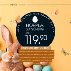 Zurbrüggen Oster-Journal ab 23.03.2026 gültig | Seite: 52 | Produkte: Sonnenschirm