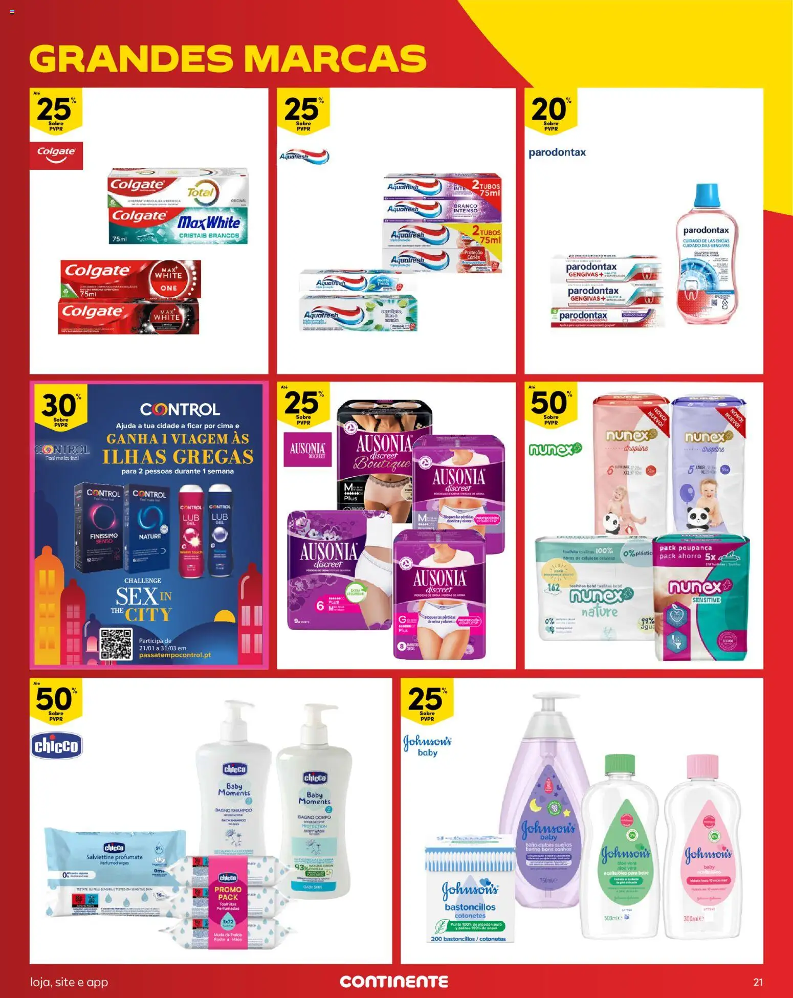 Continente - Madeira │ válido de 10.03.2026 | Página: 21 | Produtos: Agua, Shampoo, Cotonetes, Banho