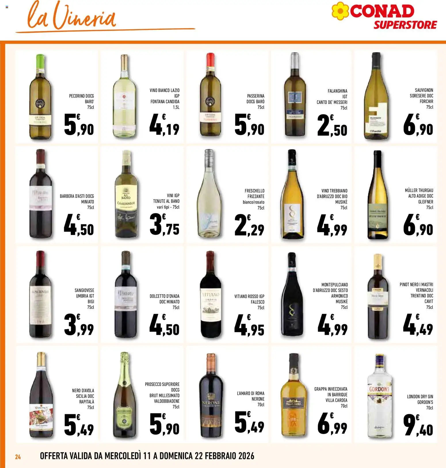 Volantino Conad del 11.02.2026 | Pagina: 24