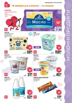 VARUS акції дійснийкції з 12.02.2026 | Сторінка: 33
