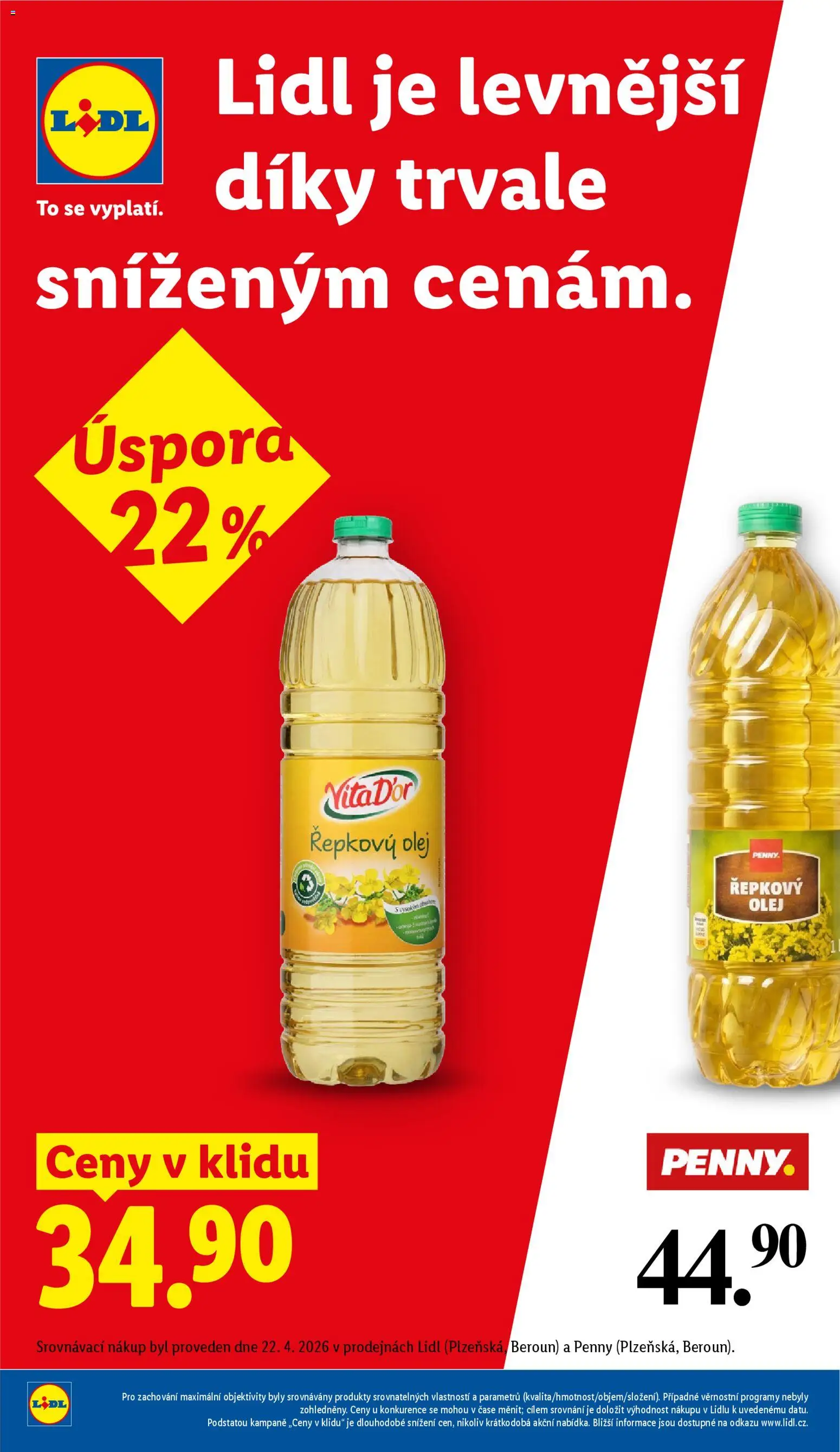 Lidl leták od 27.04.2026 💥 Nenechte si ujít TOP nabídky! ⭐ | Česko