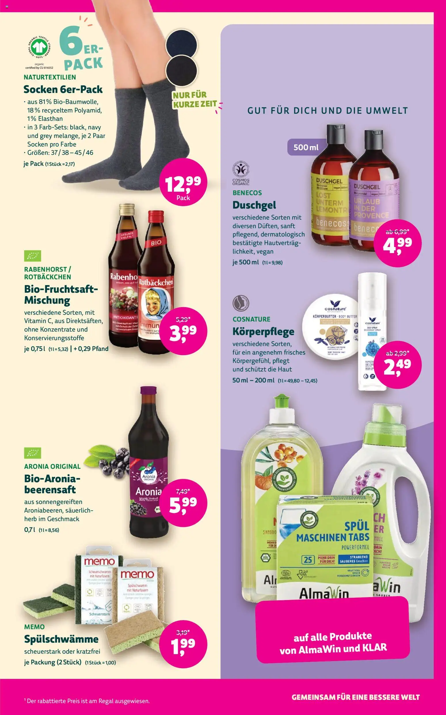 Denns BioMarkt Flugblatt gültig ab 14.01.2026 | Seite: 17 | Produkte: Limette, Rum