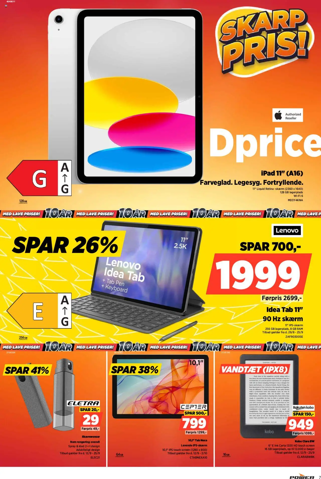 Power tilbudsavis – gyldig fra 19.09.2025 | Side: 7 | Produkter: RAM, Skærm, Hat