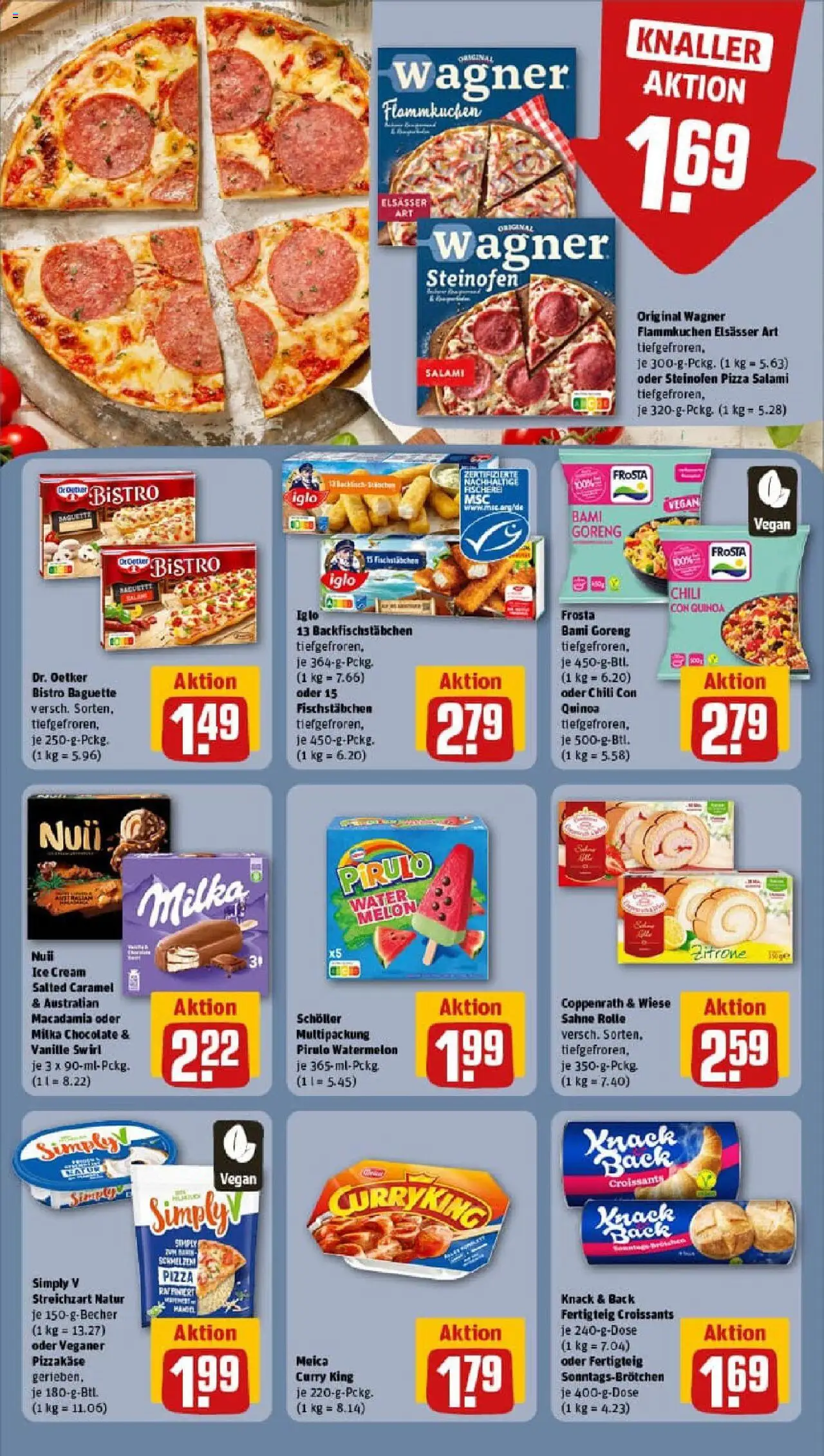 Rewe prospekt Aachen	 - gültig ab dem 03.08.2025 | Seite: 12 | Produkte: Baguette, Meica, Croissant, Chili