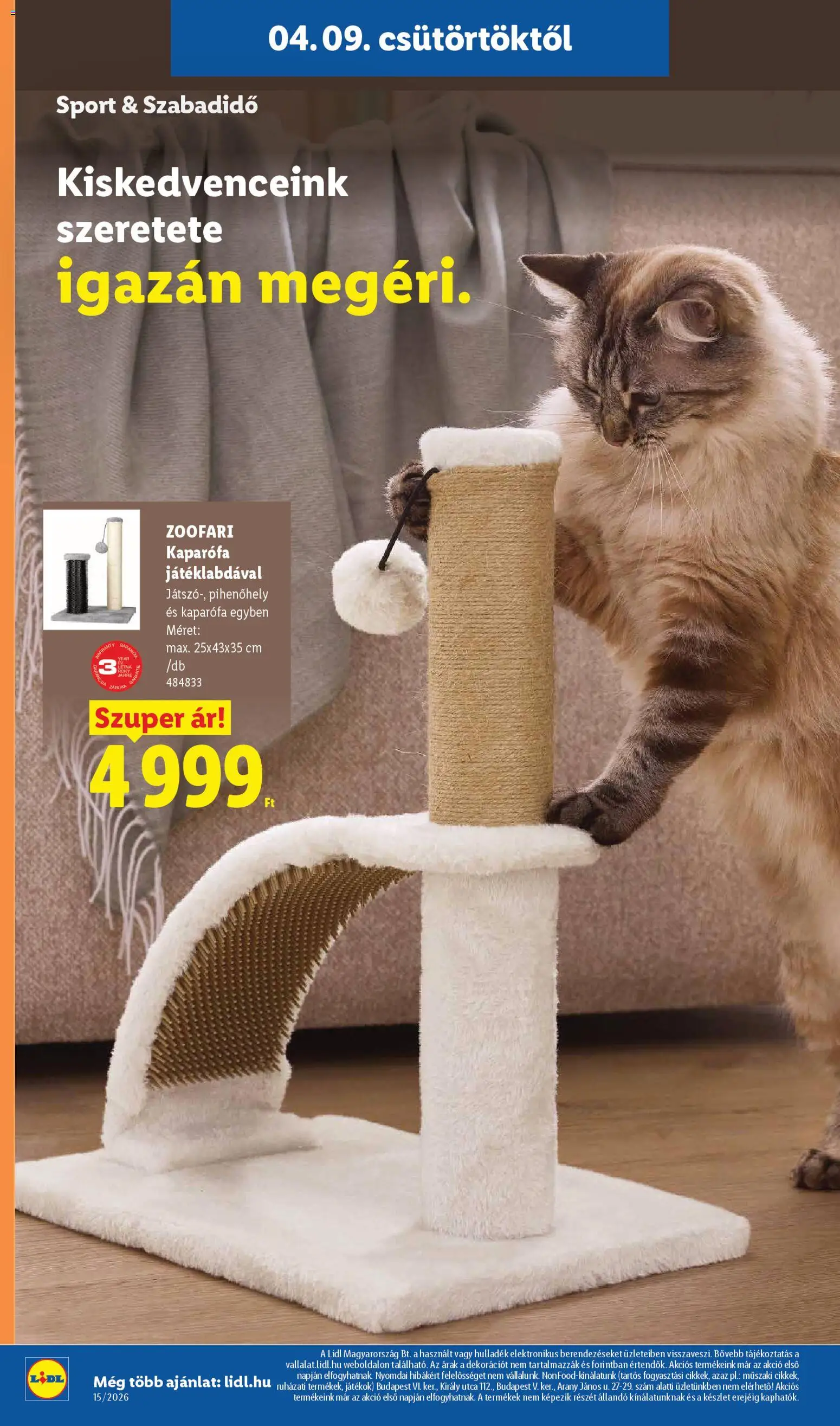 Lidl akciós ujság - amely érvényes a következő dátumtól: 09.04.2026 | Oldal: 22 | Termékek: Játékok