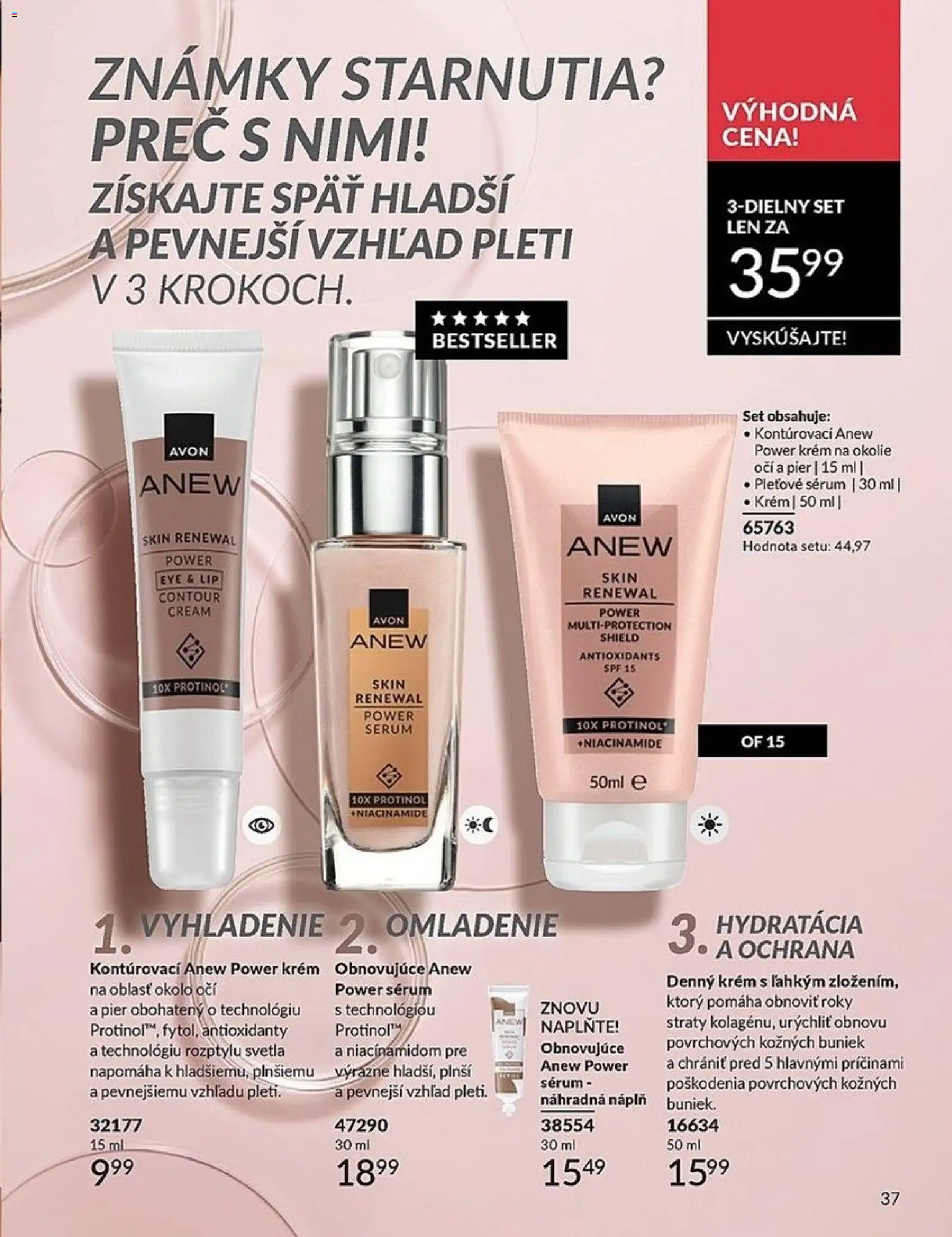 Nové Avon akcie – leták je platný od 01.03.2026 | Strana: 37 | Produkty: Krém, Svetlá