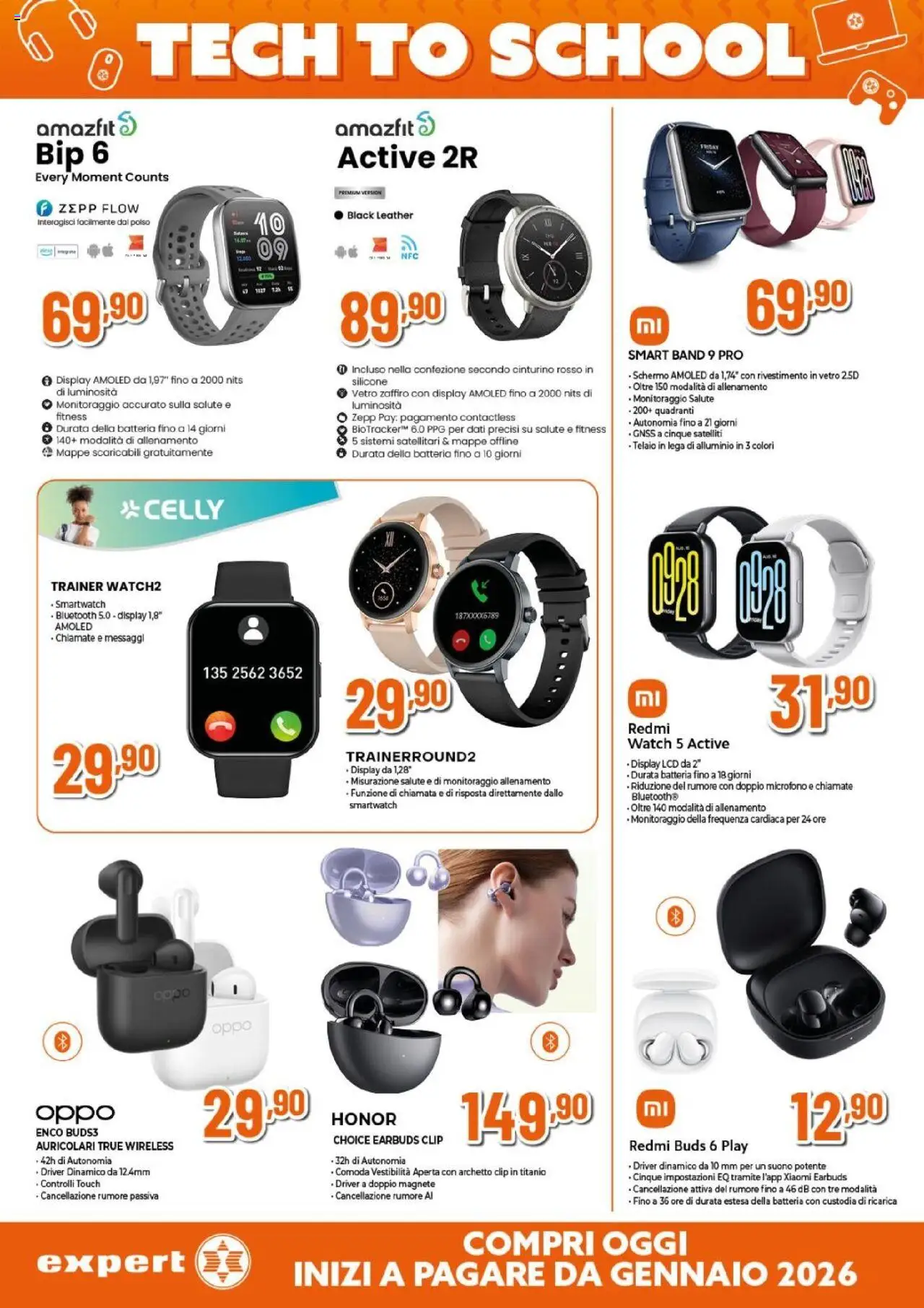 Volantino Expert del 14.08.2025 | Pagina: 11 | Prodotti: Xiaomi, Schermo, Silicone, Smartwatch